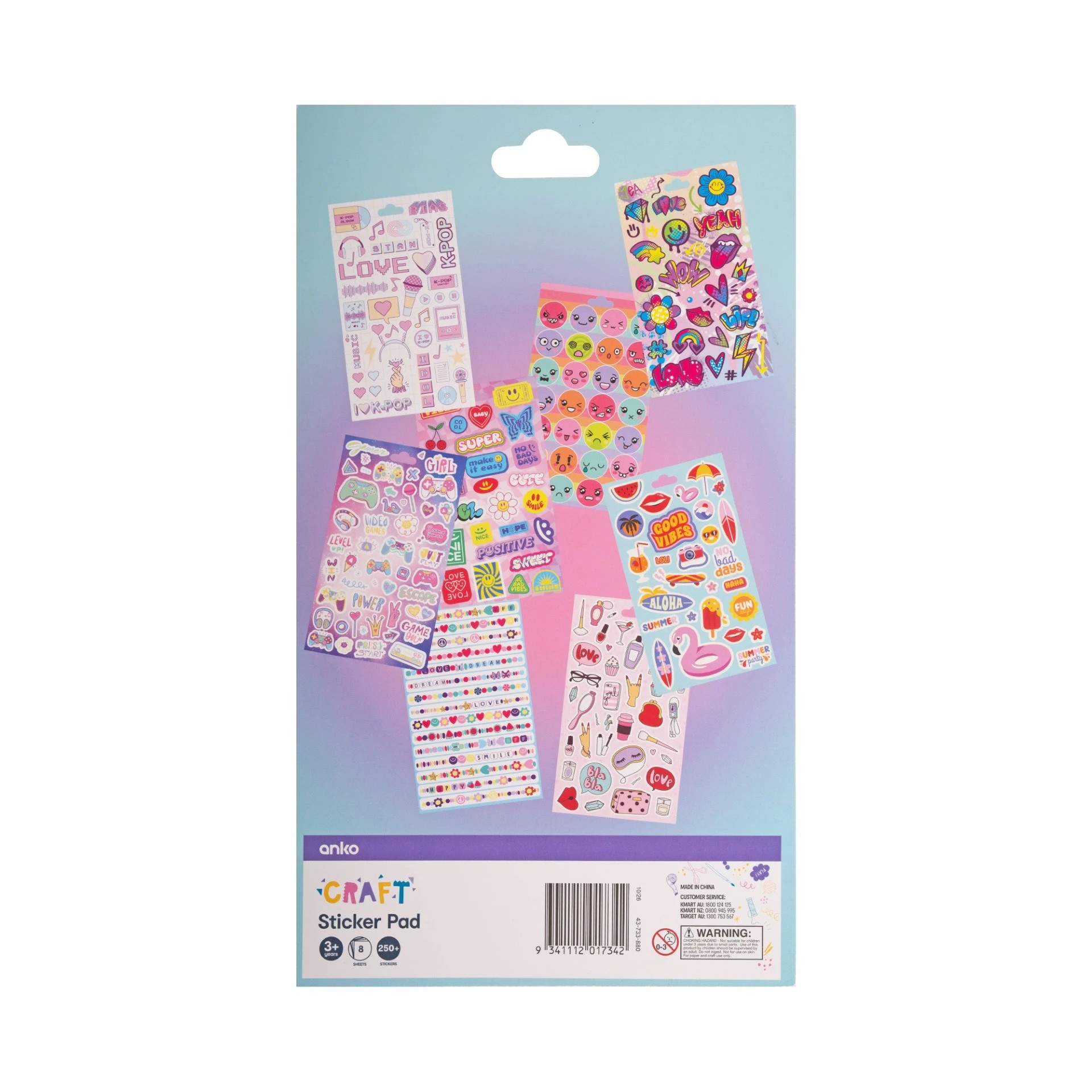 7 8 Sheet Sticker Pad - Assorted, 7 of 7