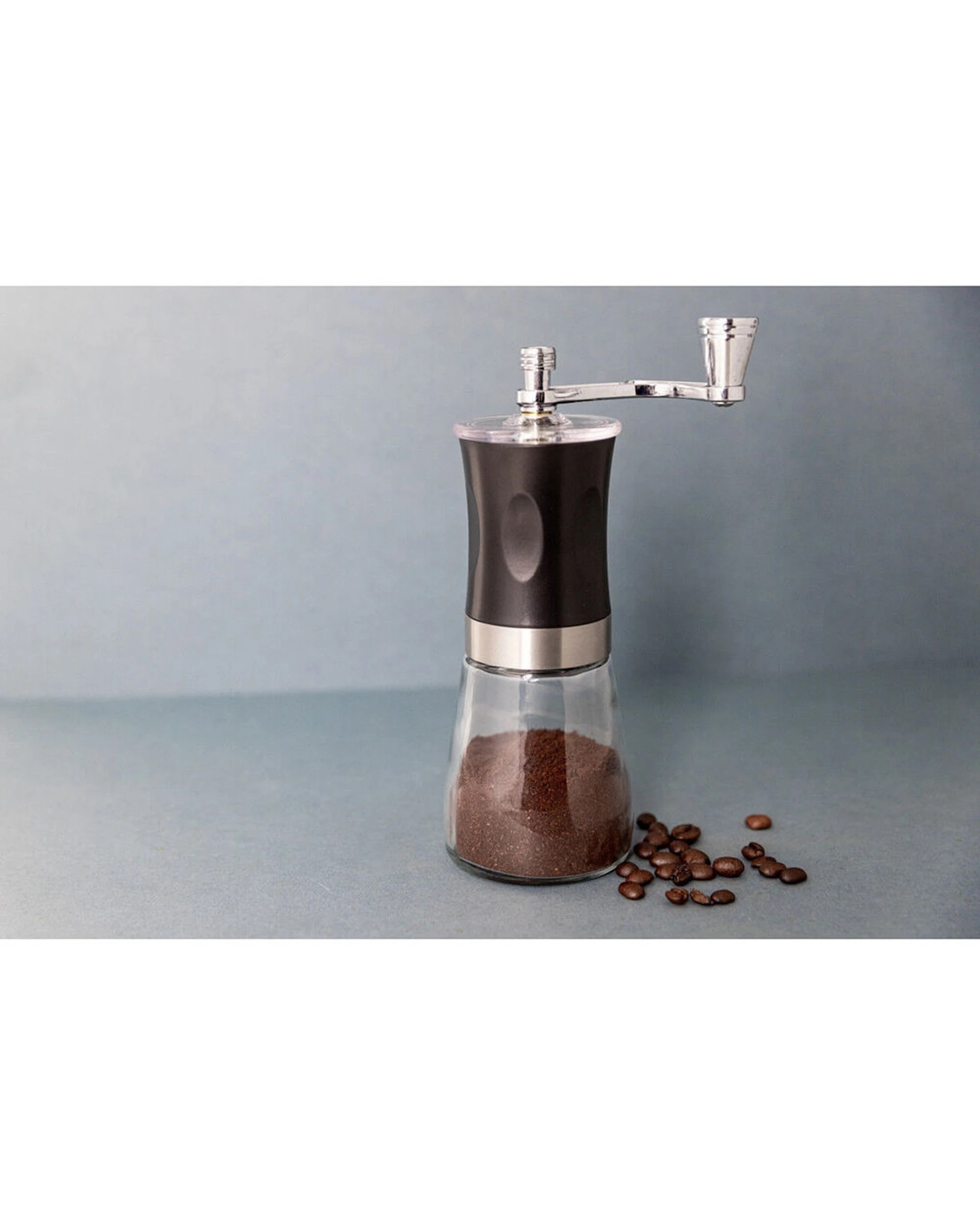 3 La Cafetiere 2PK Manual Stainless Steel Coffee Grinder Durable Construction - Black, 3 of 7