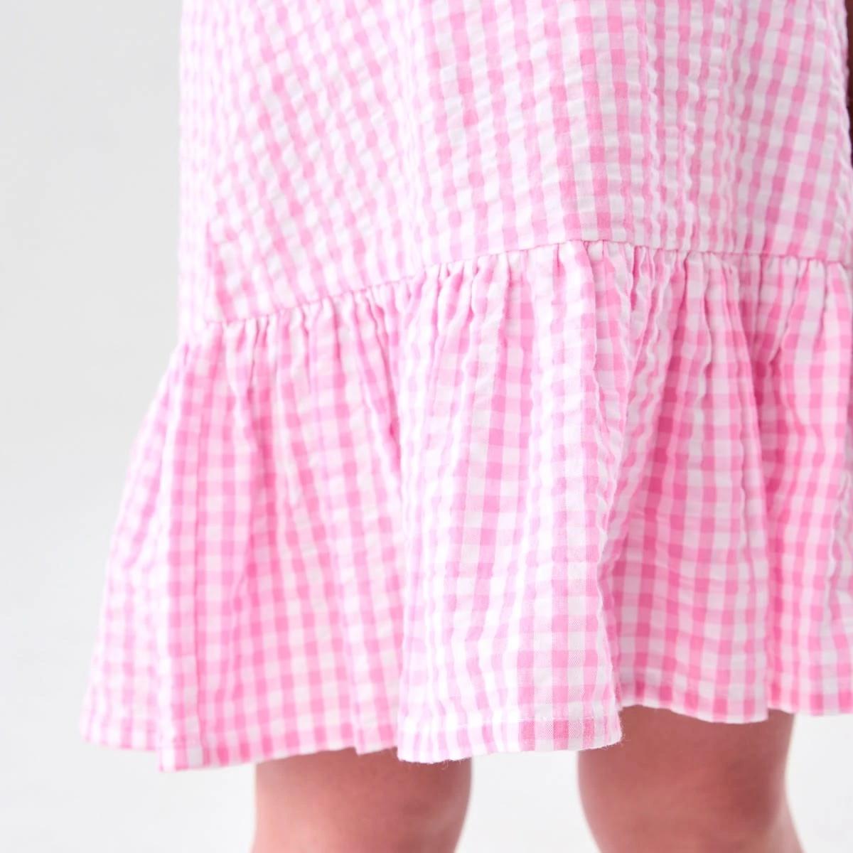 5 2 Piece Dress Set PINK WHITE CHECK, 5 of 7