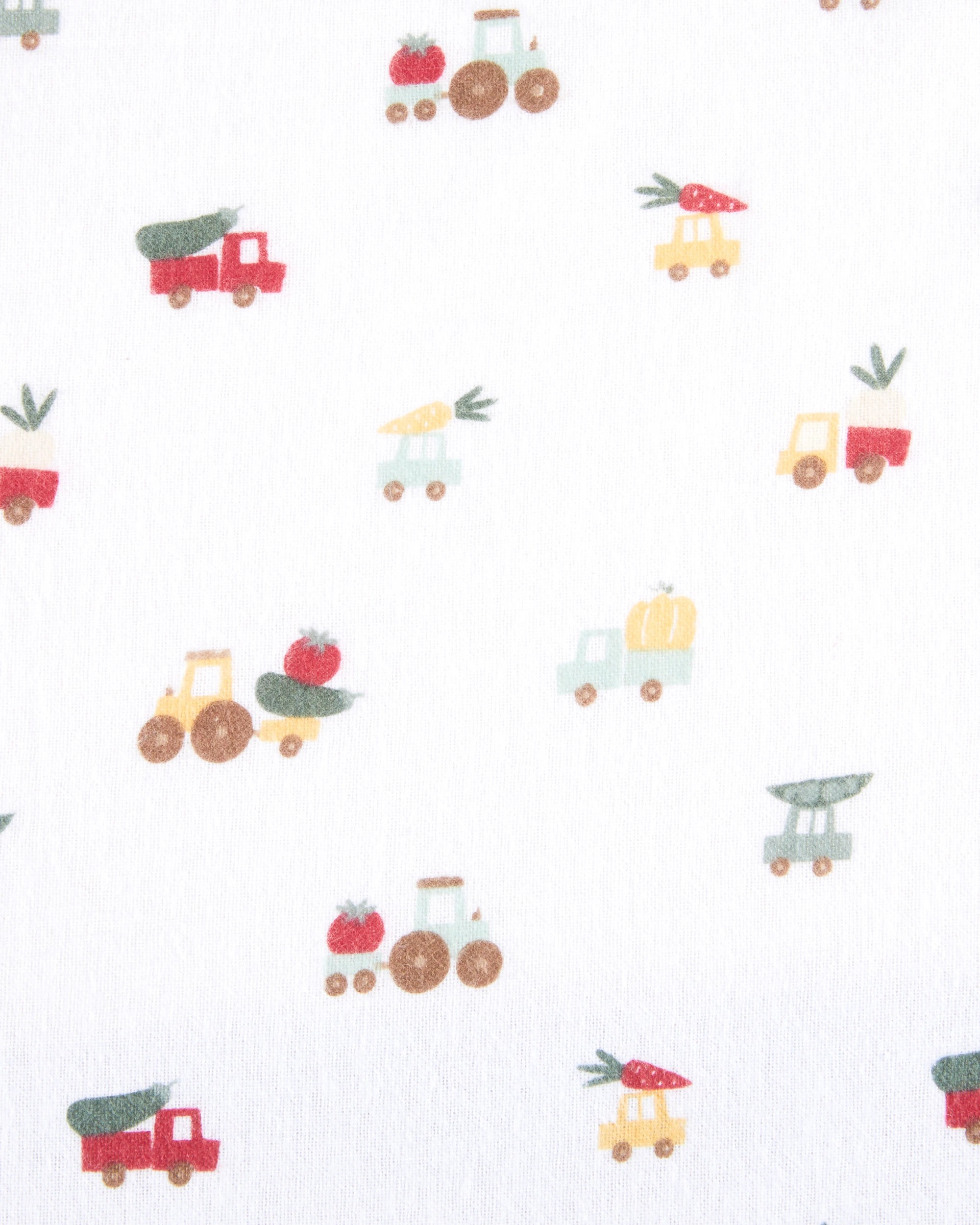 5 3 Pack Cotton Flannelette Wraps - Farm, 5 of 7