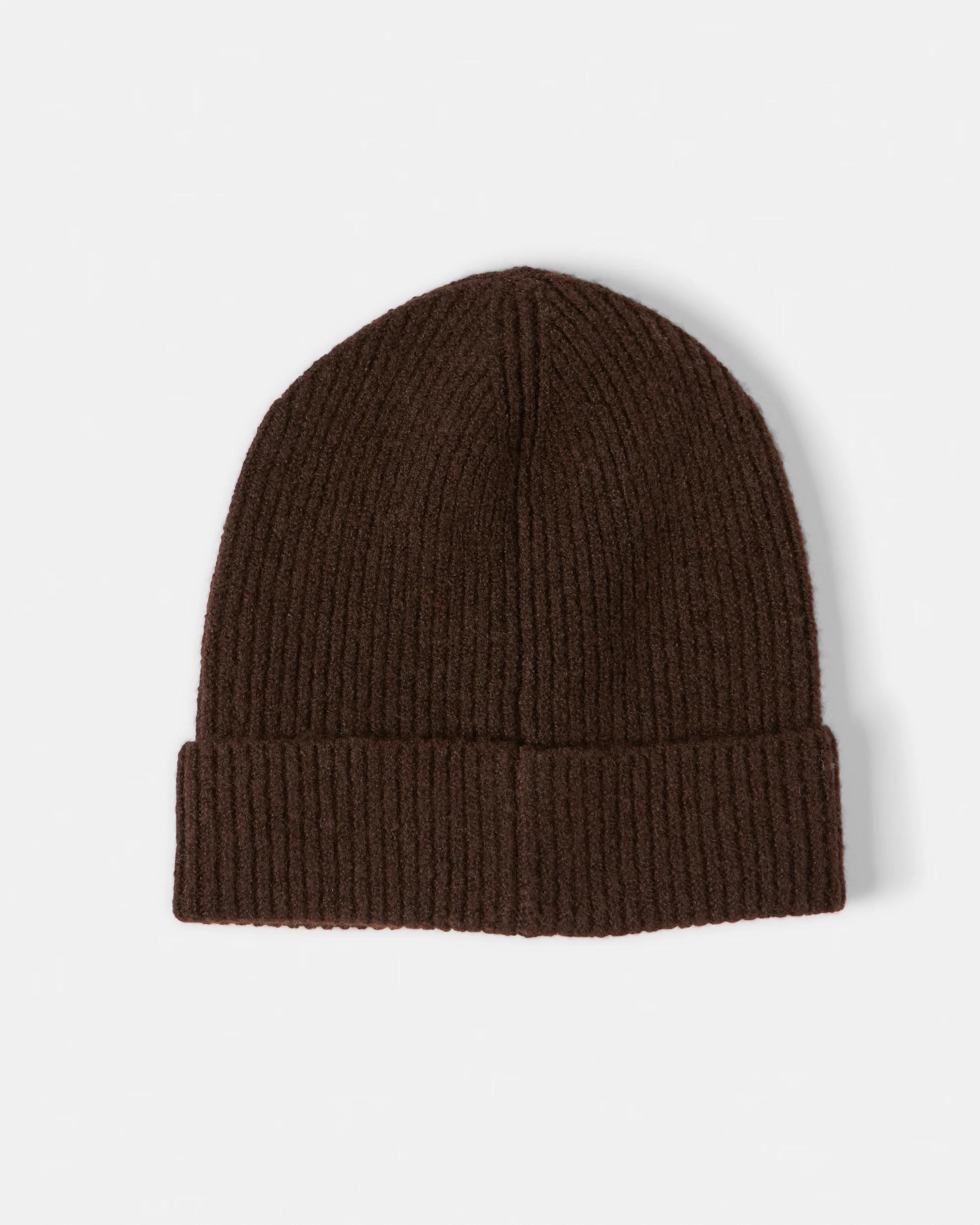 2 Fine Knit Beanie Choc Plum, 2 of 3