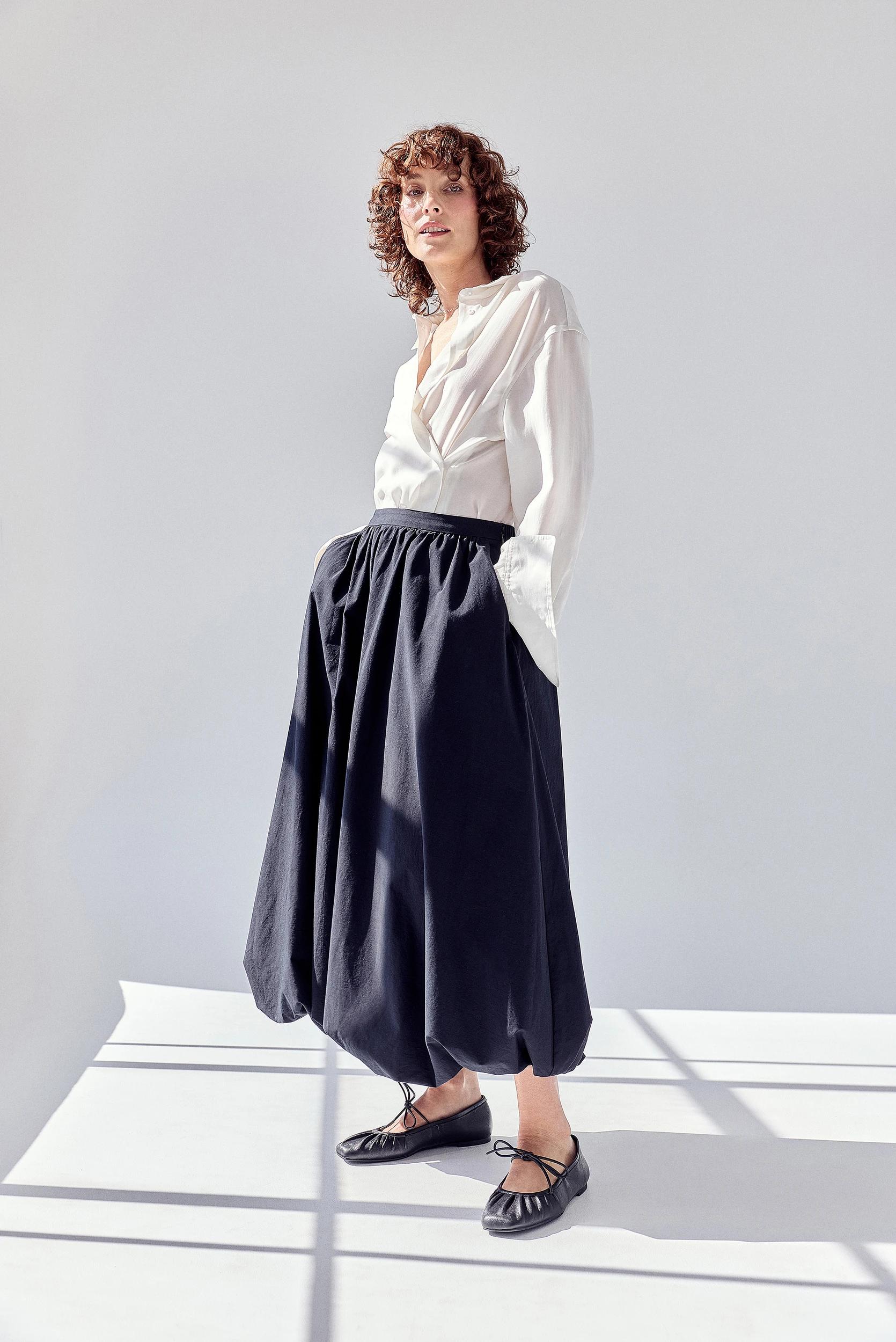 8 Preview Wrap Detail Shirt CLOUD DANCER, 8 of 10