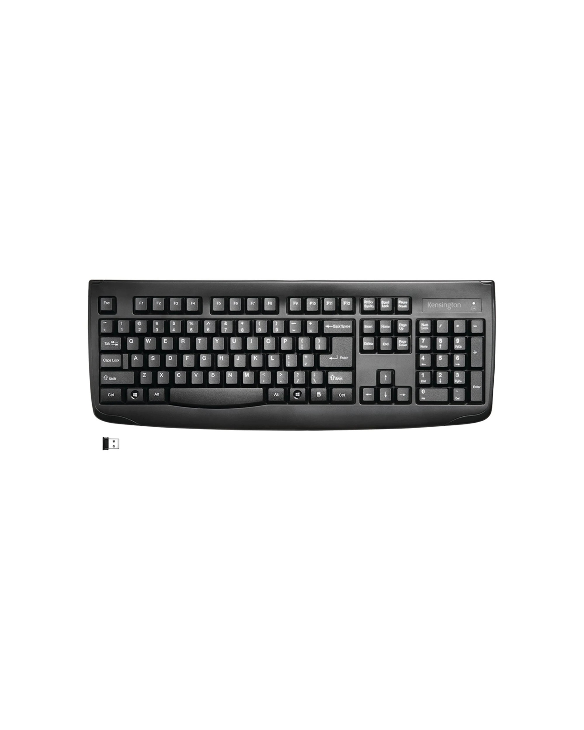 1 Kensington Pro Fit Wireless Keyboard Full Size For Computer/Desktop - Black, 1 of 4