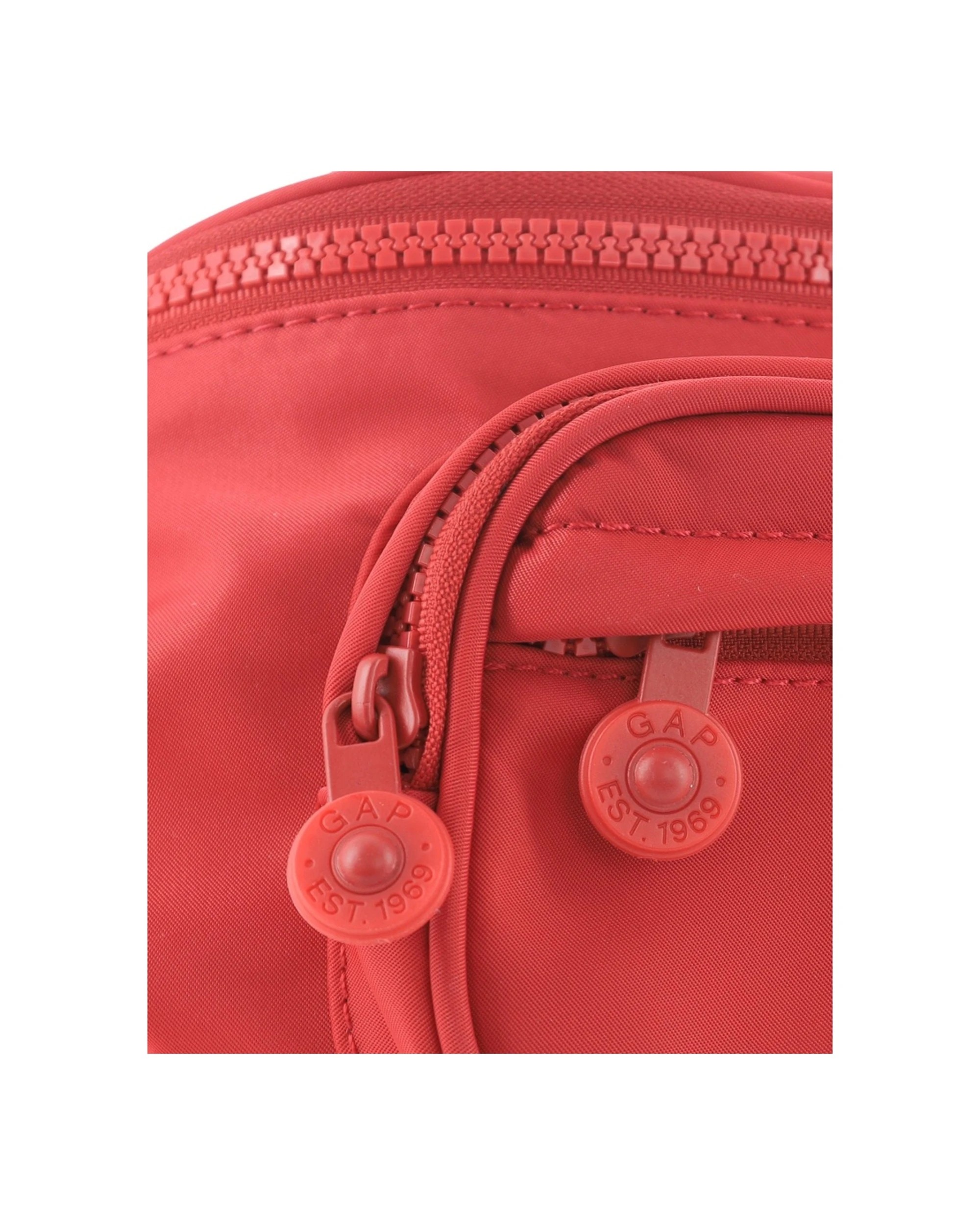 6 GAP Unisex Travel Nylon Crossbody Sling/Waist Bum Bag/Belt Pack 38x15cm - Red, 6 of 6