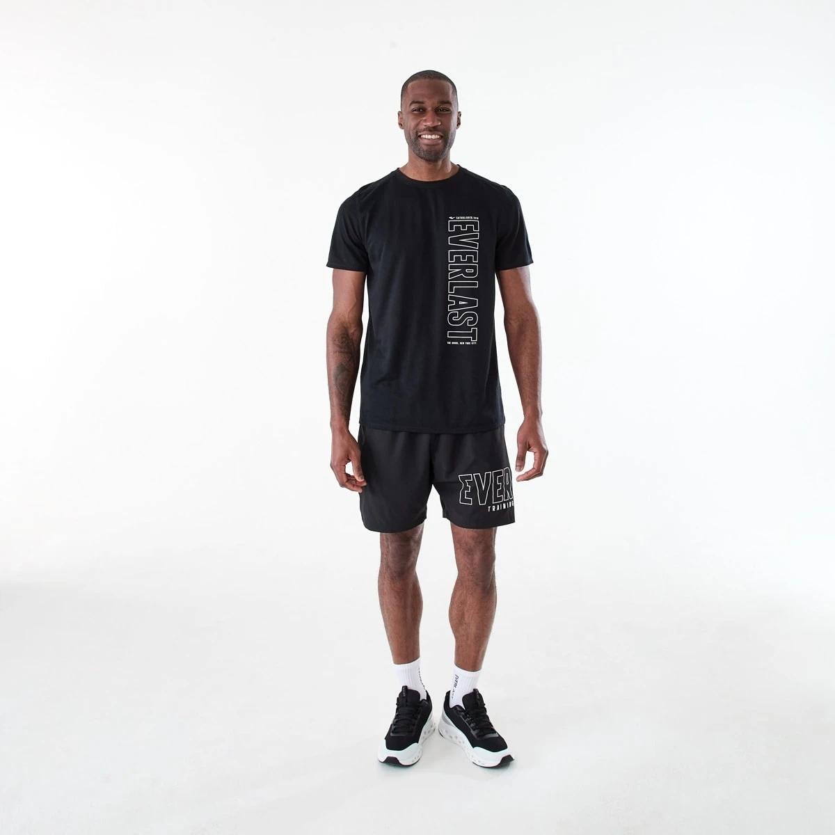 7 Everlast Mens Mesh T-shirt EVERLAST BLACK, 7 of 7