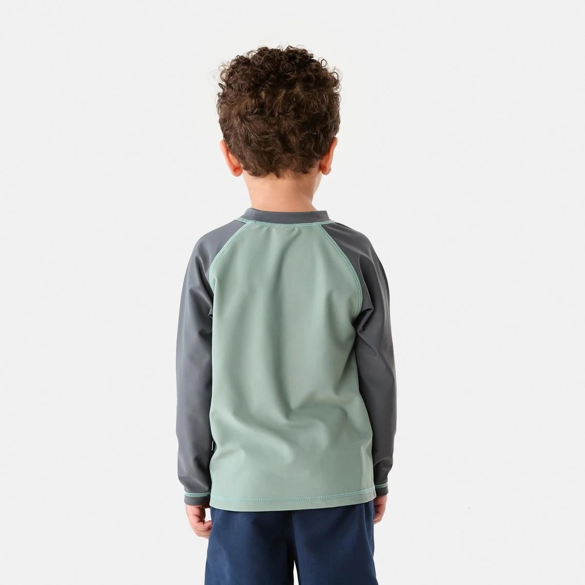 2 Printed Long Sleeve Rash Vest SURF LIFE GREEN, 2 of 6