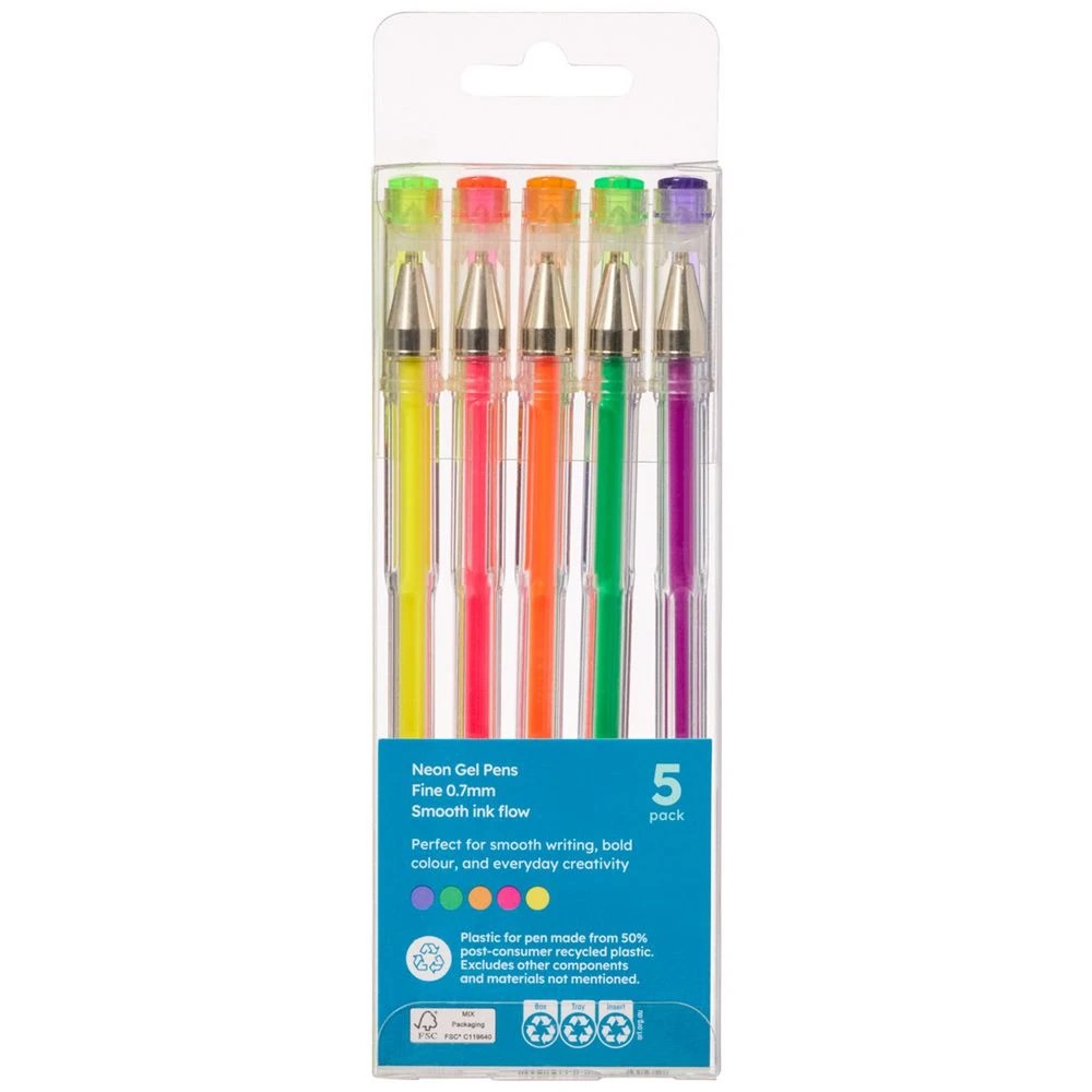 8 Studymate Gen Pen Neons 5 Pack, 8 of 8