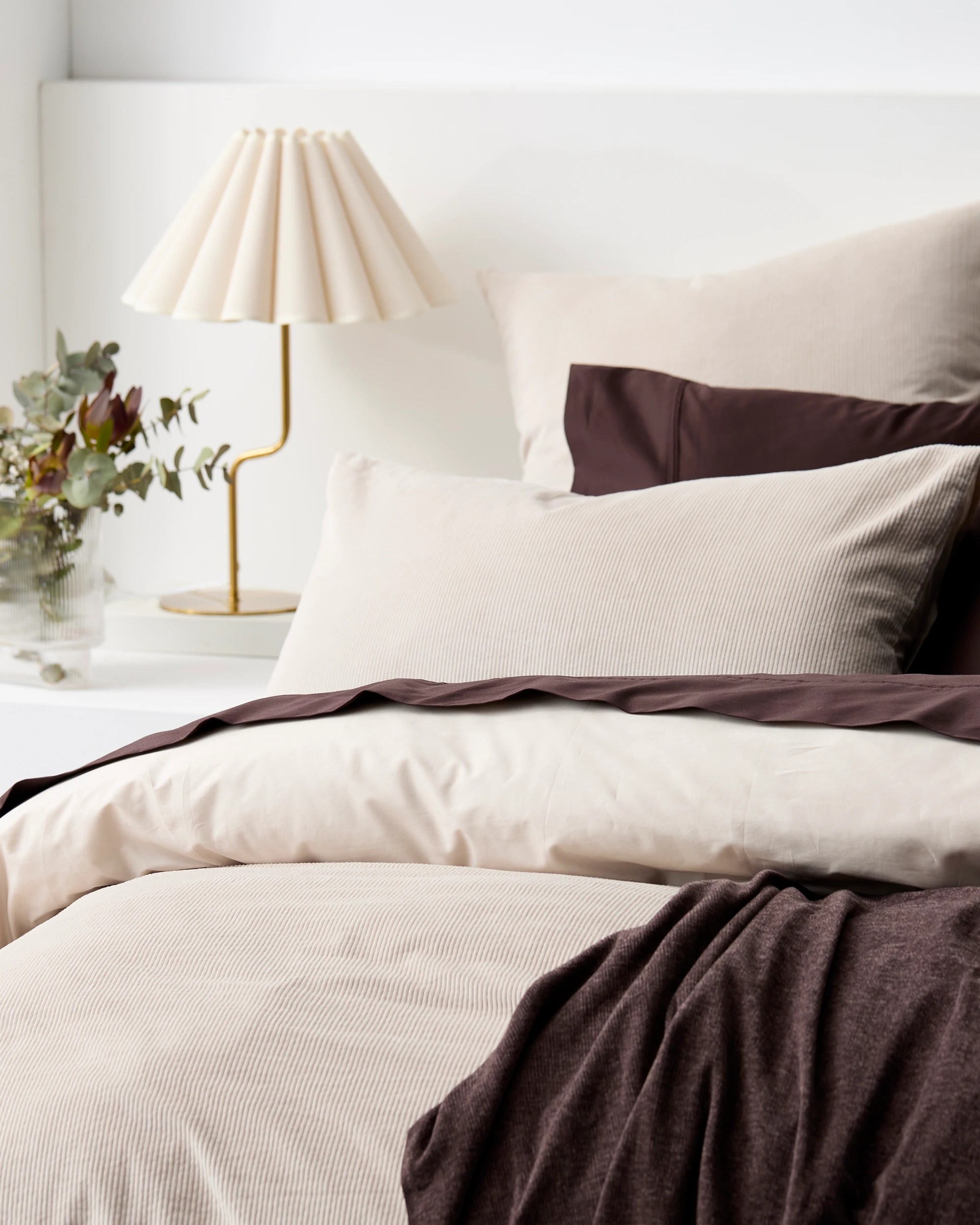 2 Target Zander Australian Cotton Corduroy Quilt Cover Set - King Bed - Natural, 2 of 8