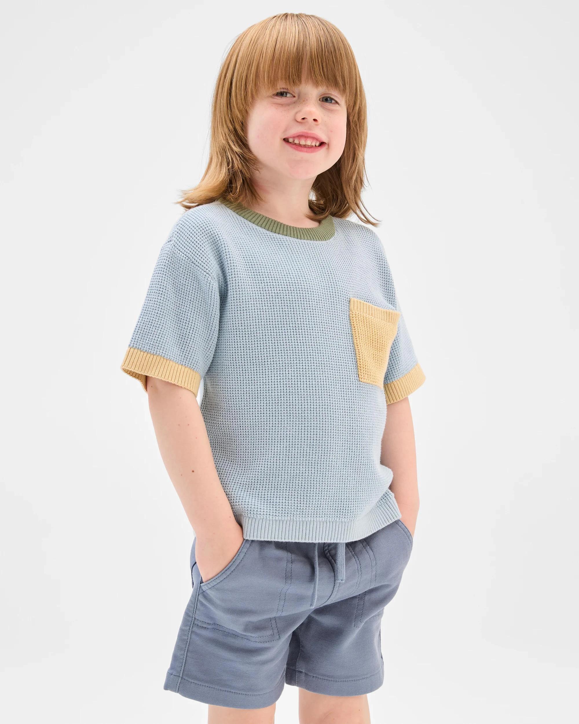 2 Target Australian Cotton Knit T-Shirt BLUE, 2 of 5