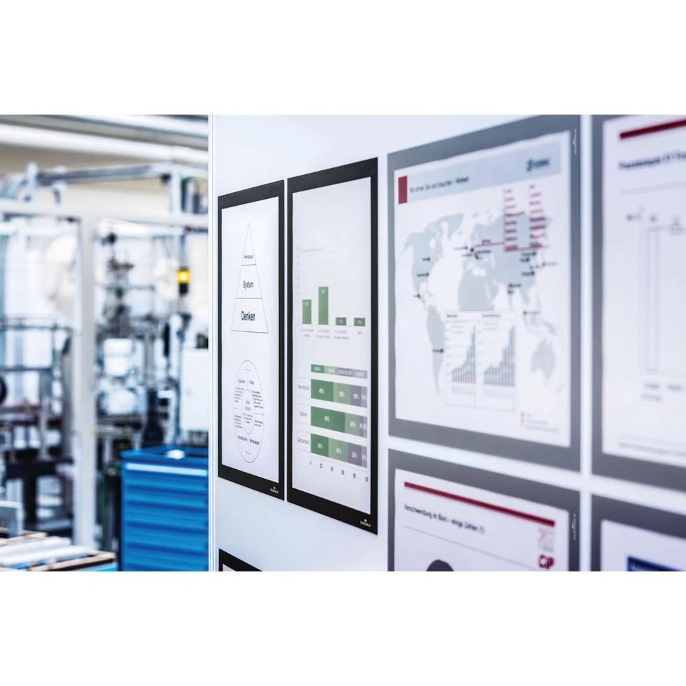 2 Duraframe A3 Magnetic Infoframe Black 5 Pack, 2 of 2