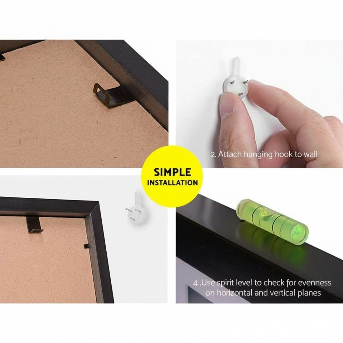 5 Artiss Photo Frames Art Holder 30PCS 8x10" 5x7" 4x6" 3.5x5" - Black, 5 of 6