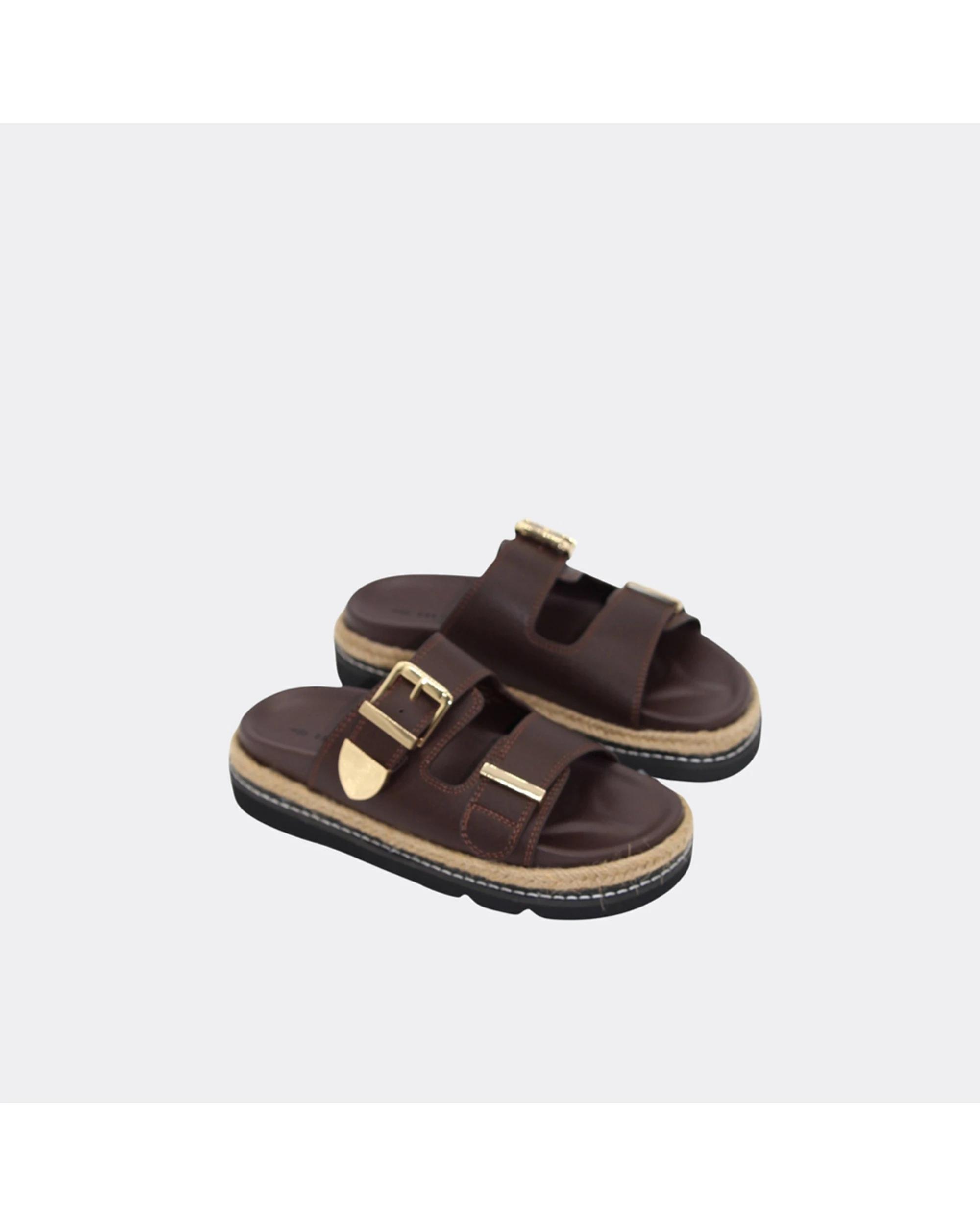 4 Human Shoes Milani Women's Platform Sandals Adjustable Padded Choc CHOC, 4 of 6