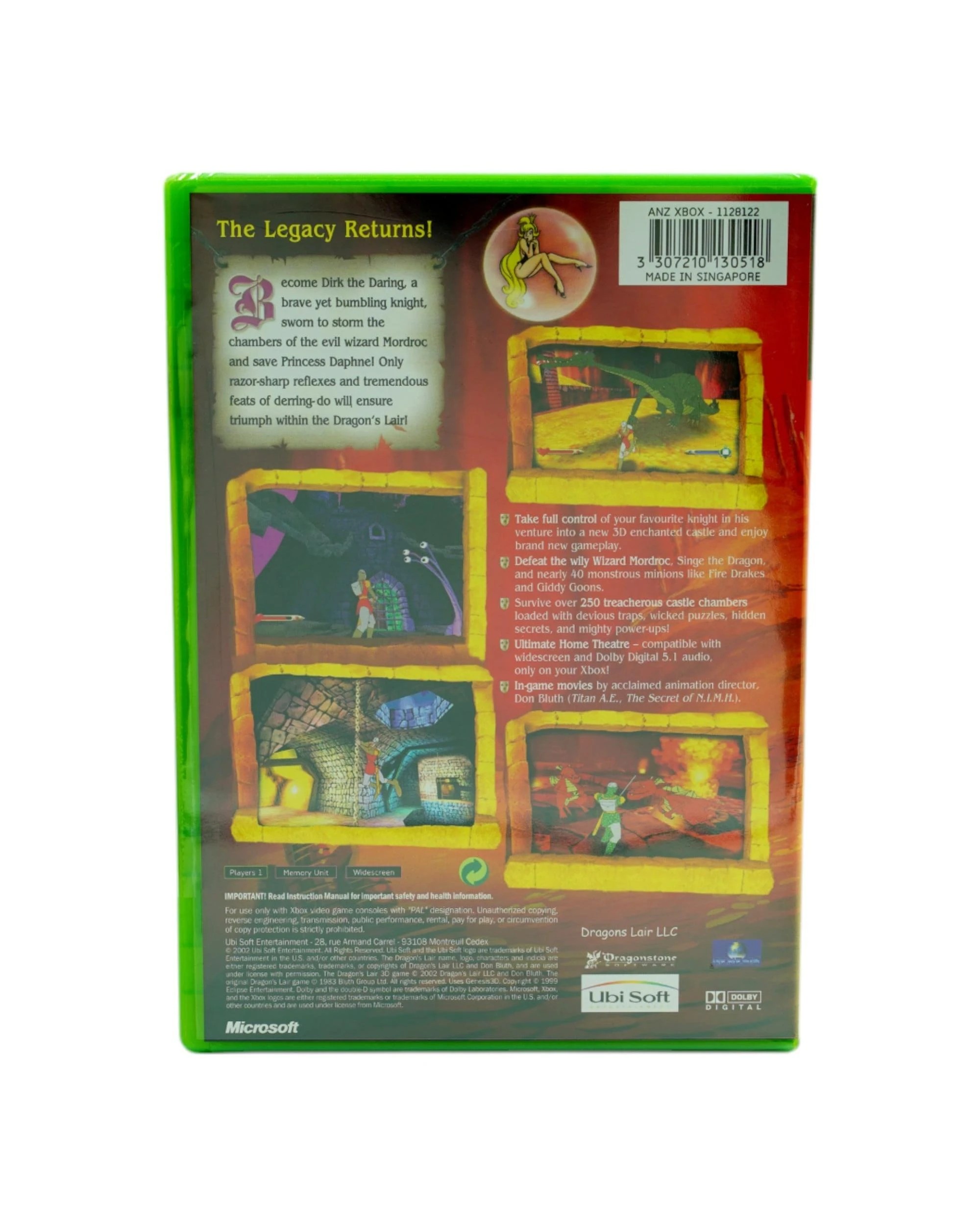 6 Dragon's Lair 3D: Return to the Lair - XBox Original - U.S. Import, 6 of 7
