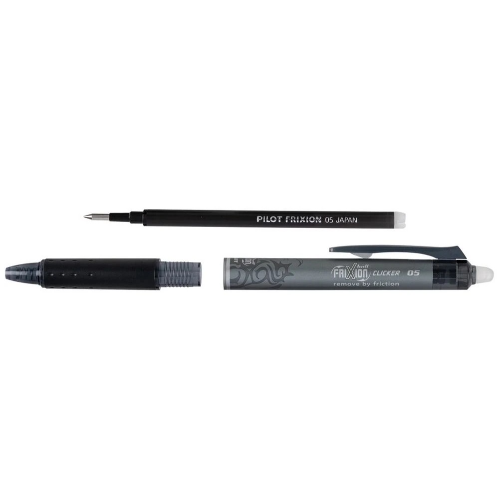 4 PILOT FriXion Clicker Erasable Gel Pen 0.5mm Black 4Pk, 4 of 9