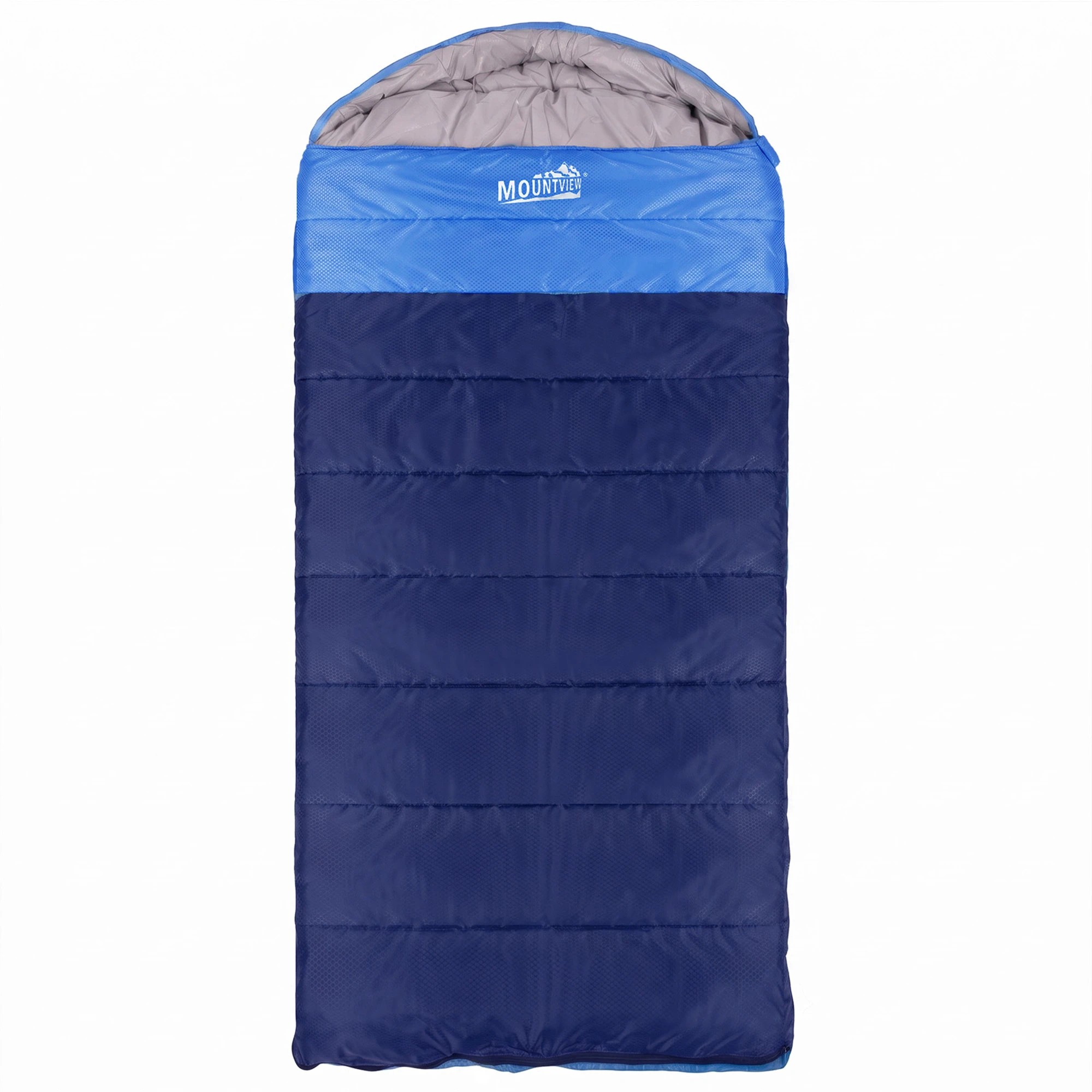 5 Mountview Sleeping Bag Extra Wide 230x100cm 3 Season Waterproof Hiking Blue, 5 of 8