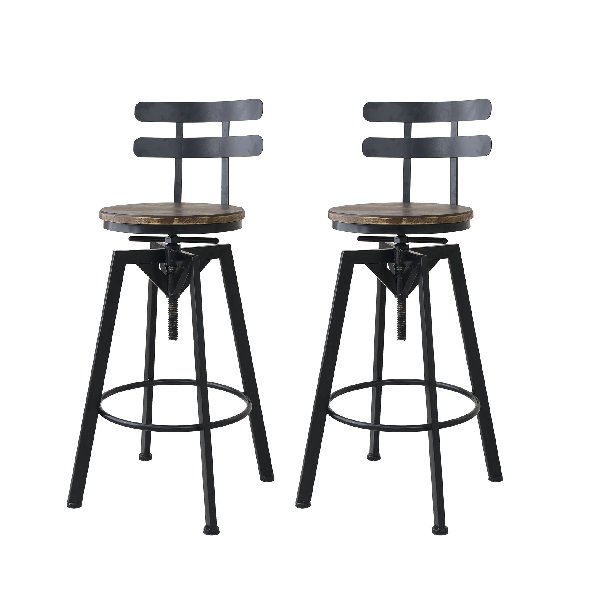 1 Levede Industrial Bar Stool, 1 of 6