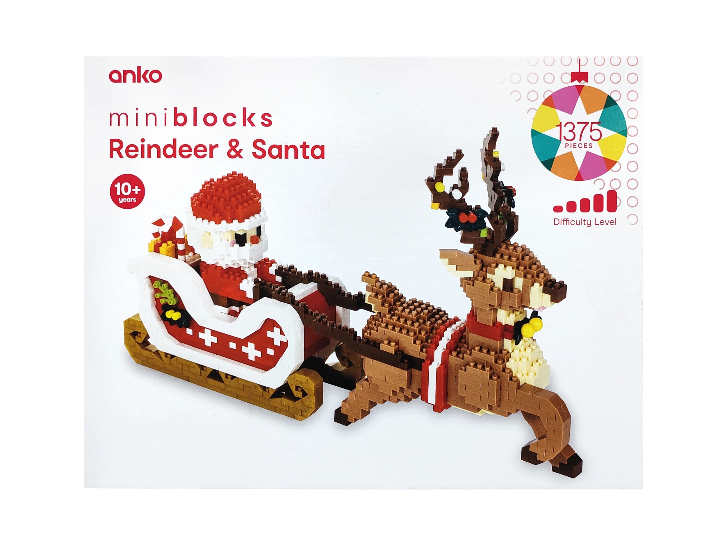 1 1375 Piece Mini Blocks: Reindeer & Santa, 1 of 6
