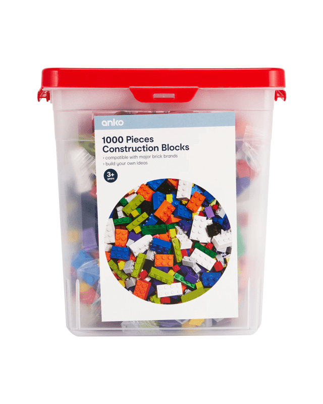 1000 Piece Construction Blocks