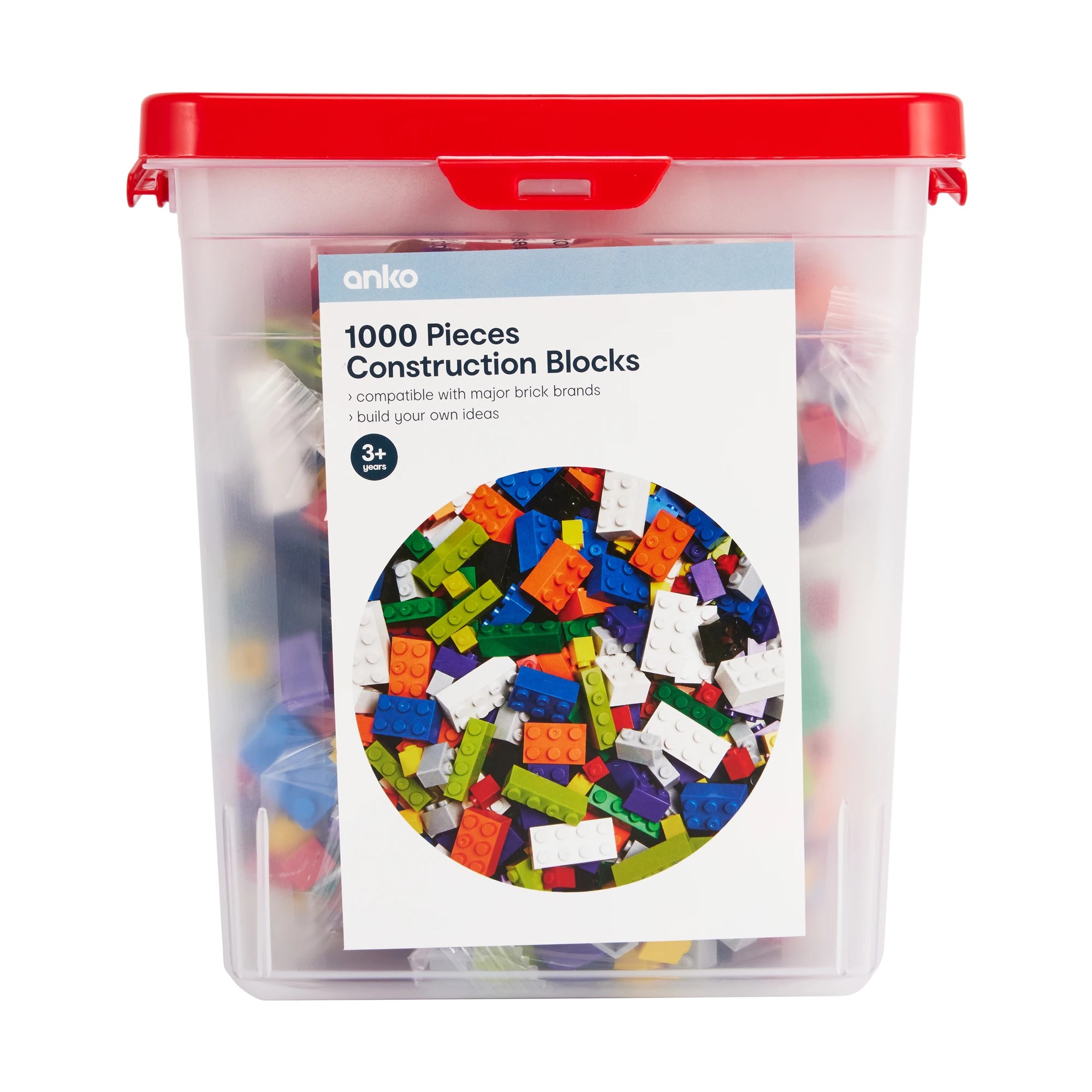 1 1000 Piece Construction Blocks Set, 1 of 7