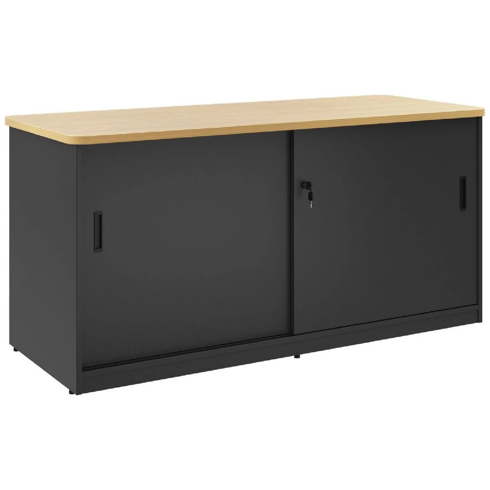 1 Toro Credenza 1500mm Sliding Door Grey Cabinets Cupboards, Lockers and Credenzas, 1 of 3