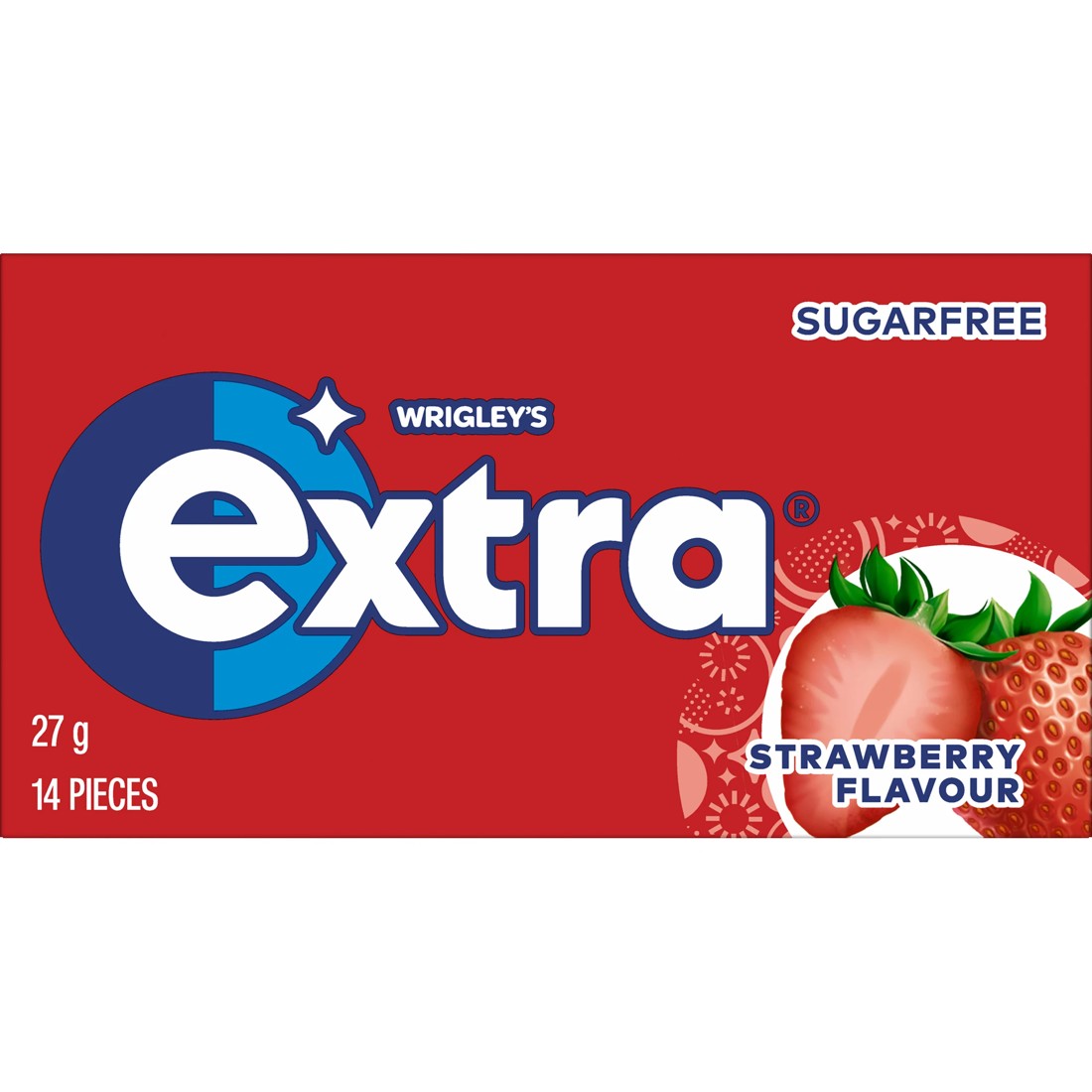 1 14 Piece Wrigley's Extra Strawberry Chewing Gum 27g, 1 of 5