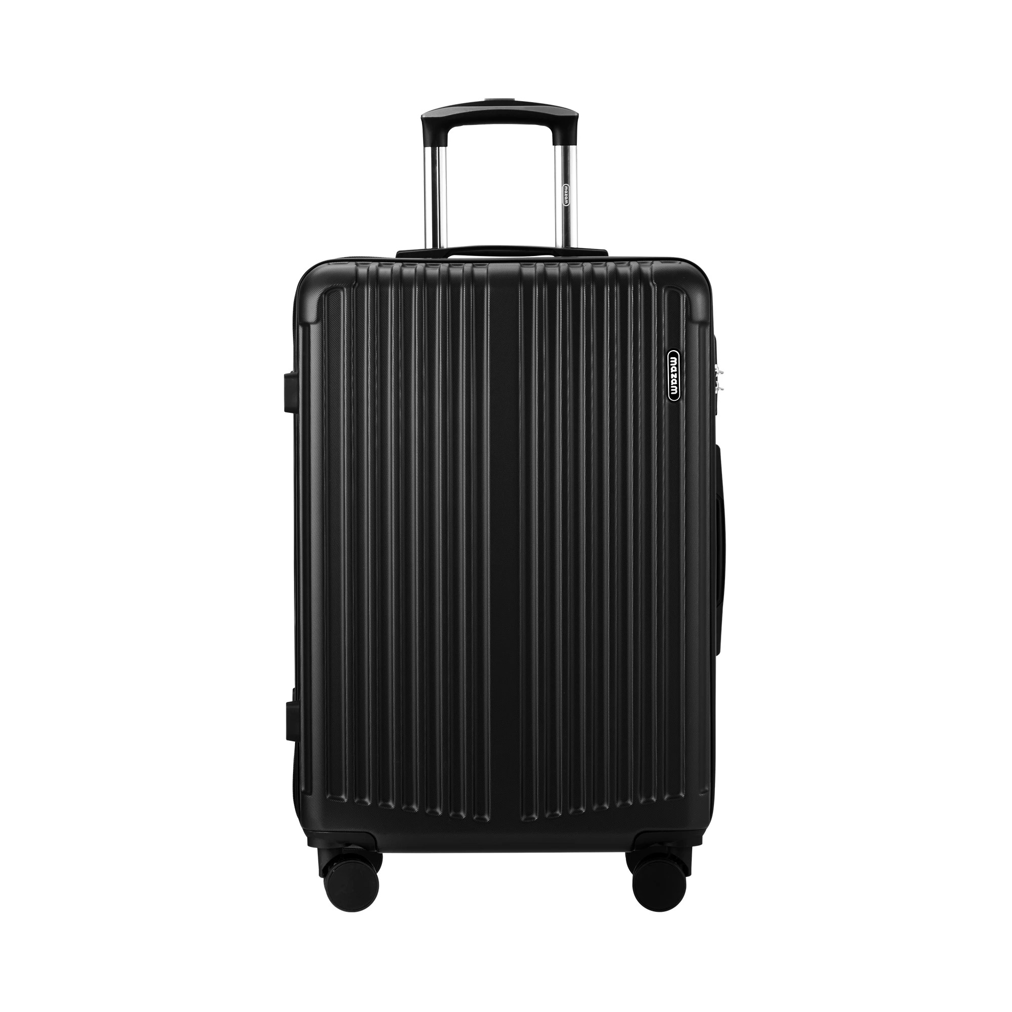 7 Mazam 28" Luggage Suitcase TSA Lock  ABS Case - Black, 7 of 9