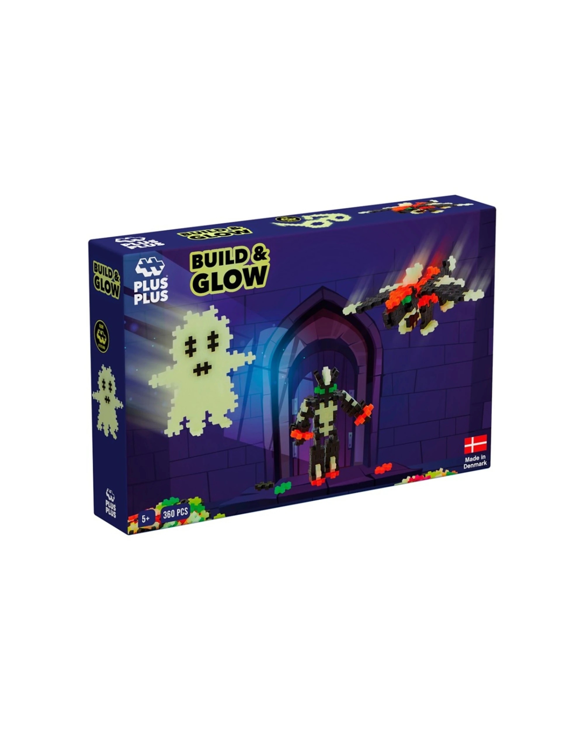 1 Plus-Plus 360pc Build & Glow Kids Children Building Toy In The Dark, 1 of 3