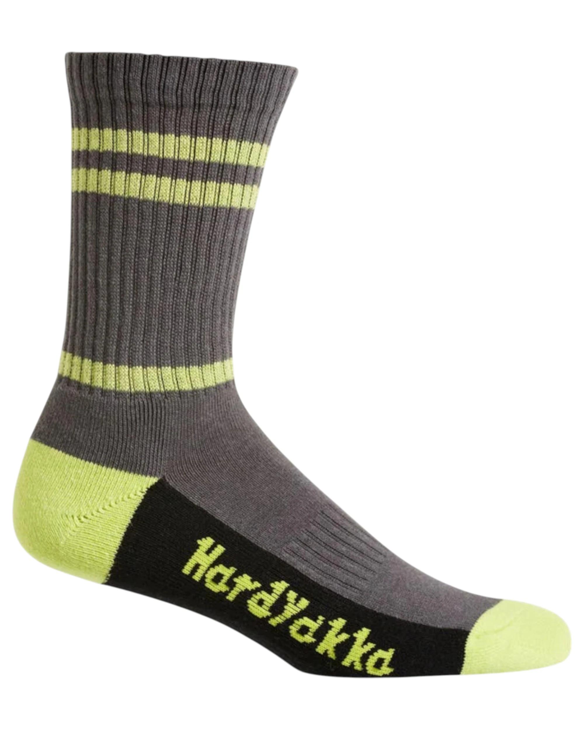 3 Hard Yakka 10 Pairs Mens Crew Work Workwear Socks MULTI COLOURED, 3 of 5