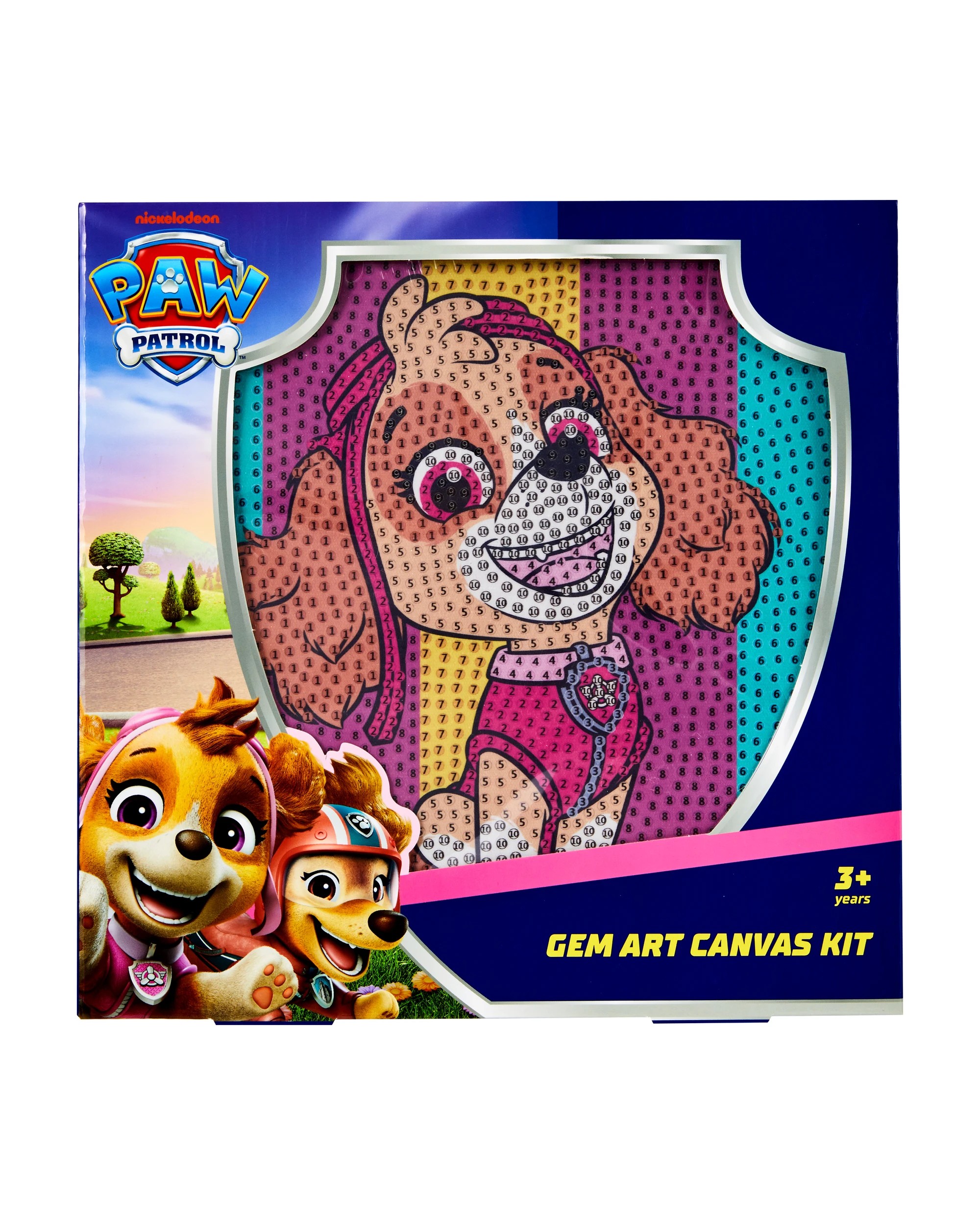 1 Nickelodeon PAW Patrol Gem Art Canvas Kit, 1 of 4