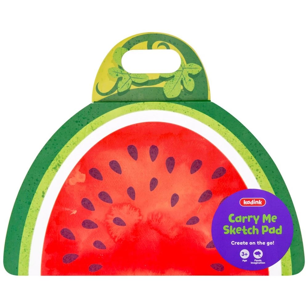 1 Kadink Carry-Me Sketch Pad Watermelon 50 Sheets, 1 of 3