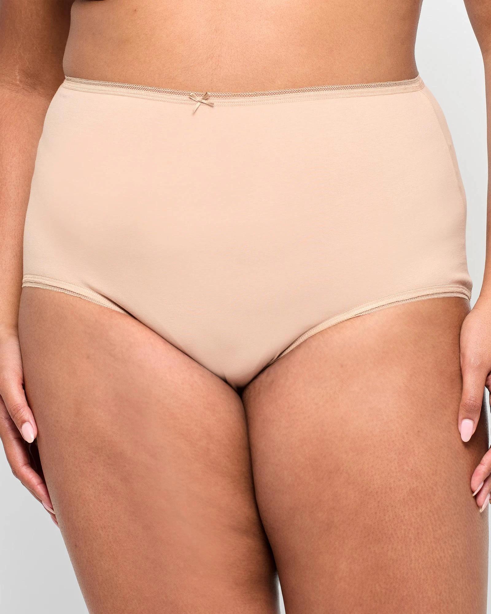 4 Target Woman Cotton/Elastane 5 Pack Full Briefs LATTE, 4 of 5