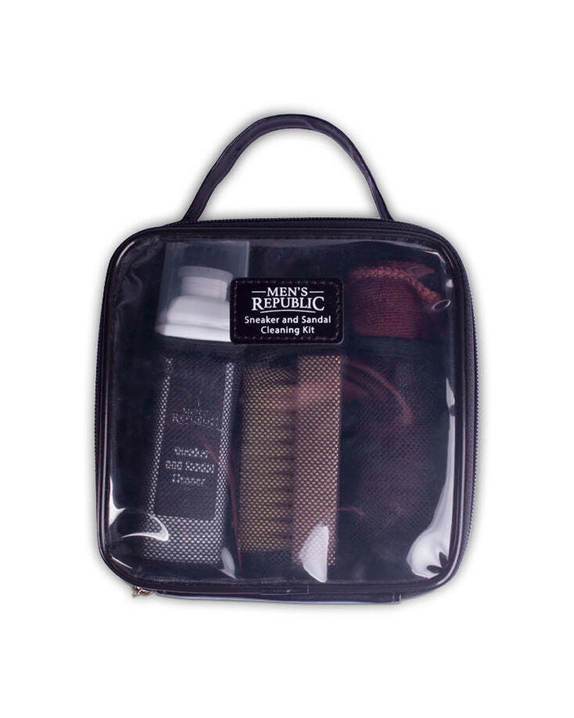 2 Mens Republic 3Pc Sneaker And Sandal Cleaner Kit Carry Bag Plastic Wood Fabric Kit Set - Multi, 2 of 8