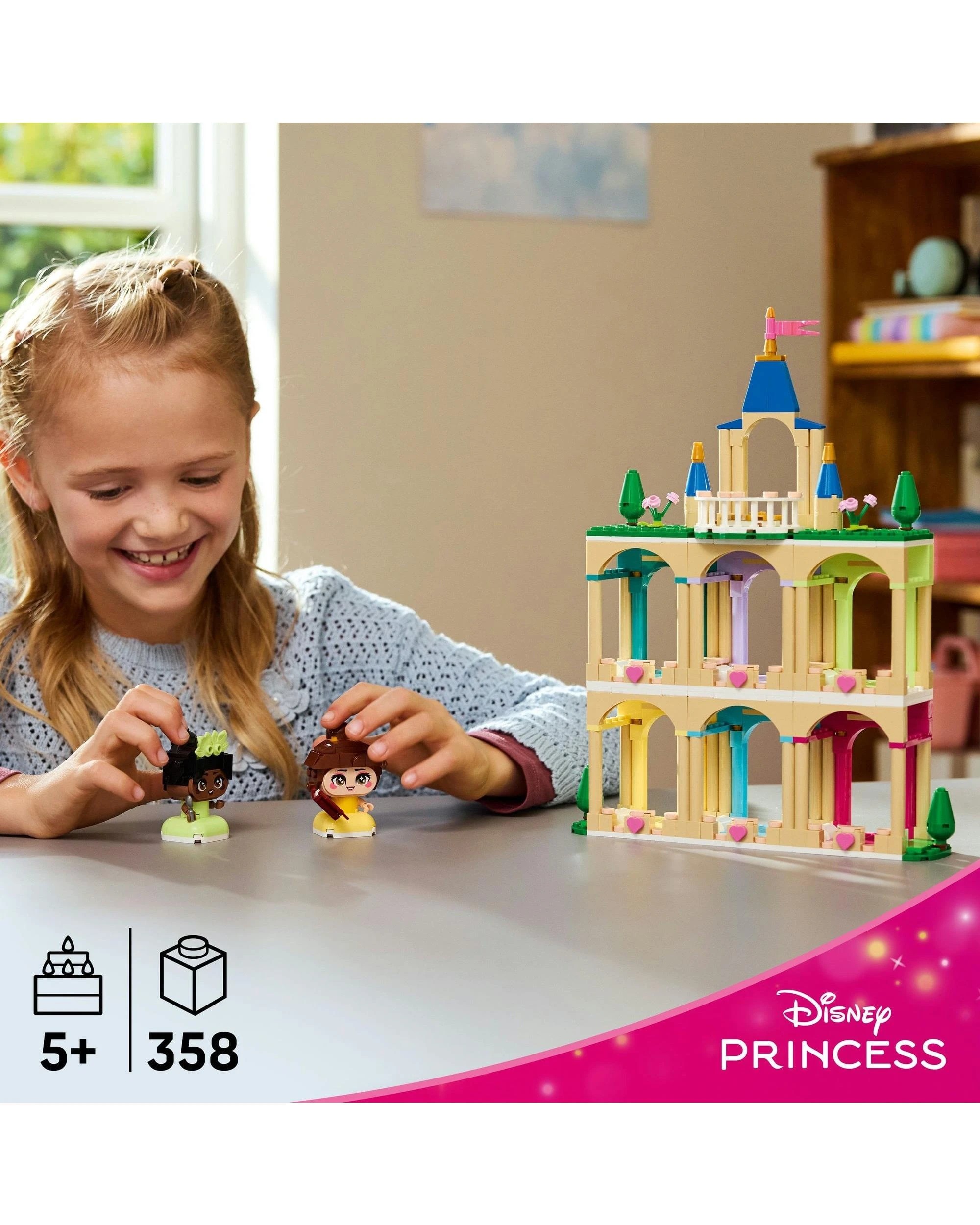 7 LEGO Disney: Princess Mini Belle and Tiana with Castle - 43291, 7 of 10