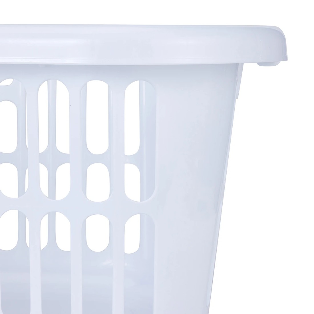 4 Hip Hugger Laundry Basket - White, 4 of 7