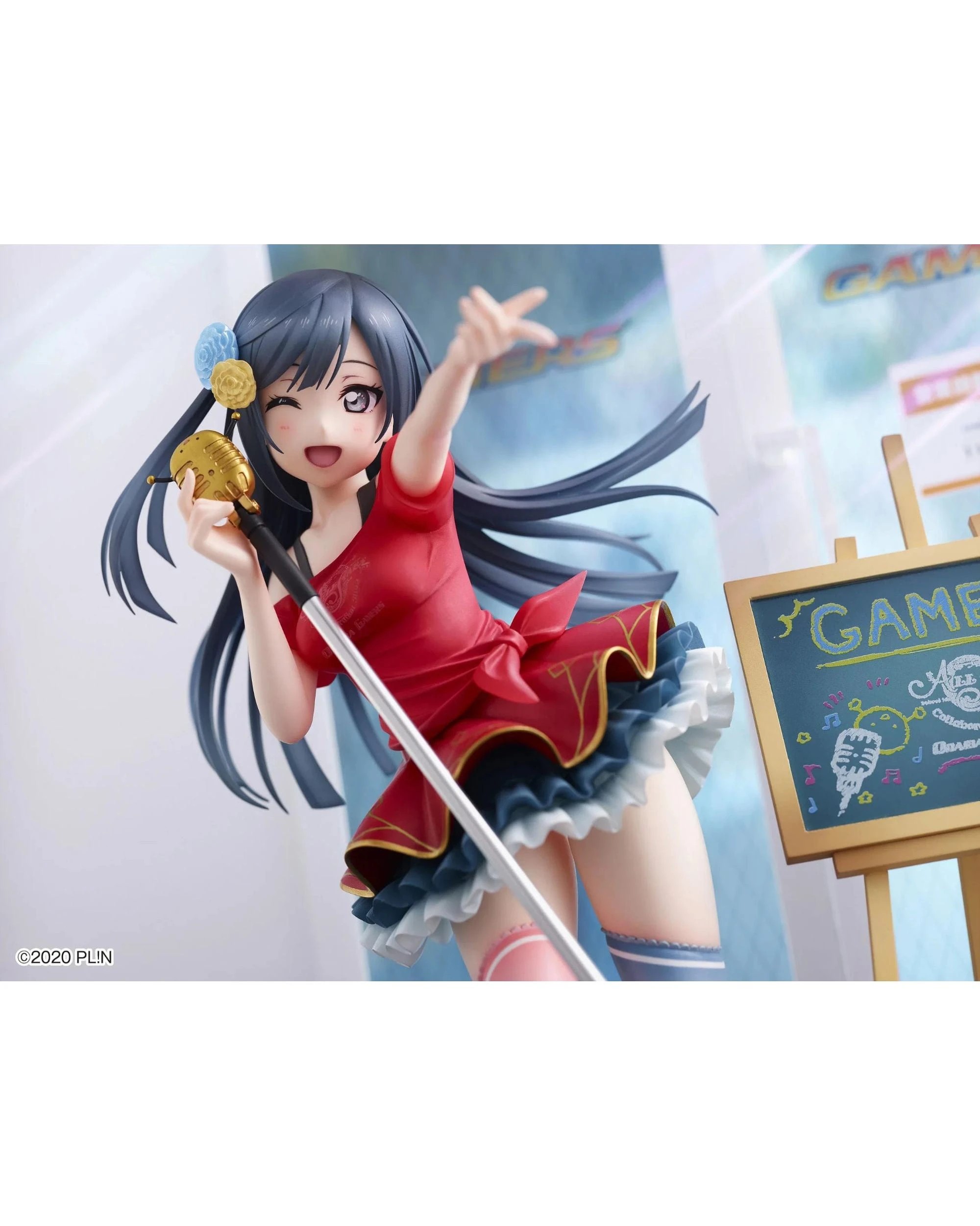 9 Wave Love Live! Setsuna Yuki Odaiba Gamers Signboard Girl 1/7 Scale Figure, 9 of 9
