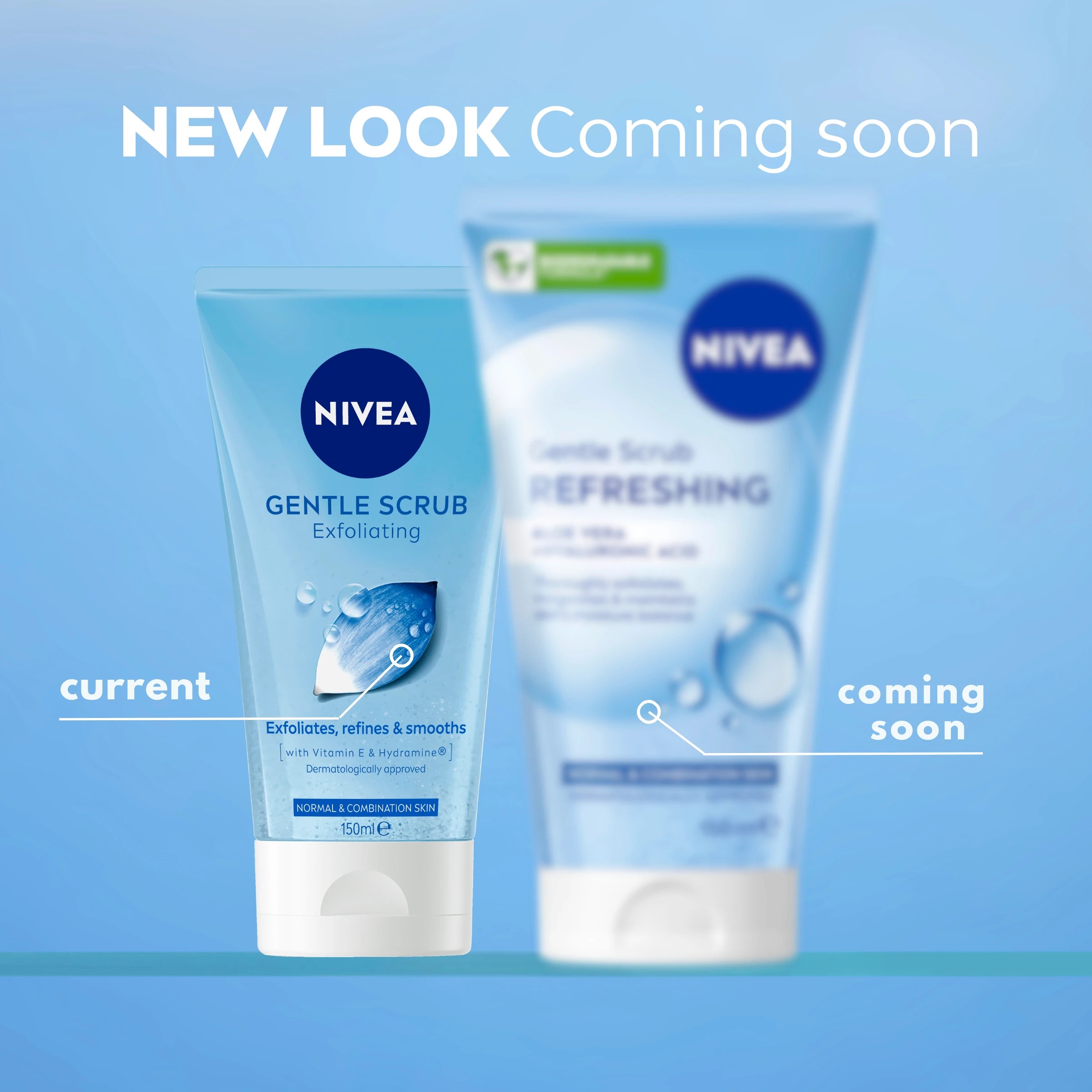 3 Nivea Gentle Exfoliating Scrub 150ml - Lotus Flower, Vitamin E and Hydramine, 3 of 8