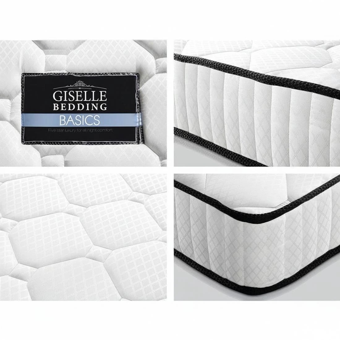 7 Giselle Bedding 21cm Mattress Tight Top Single - Single Bed - White, 7 of 10