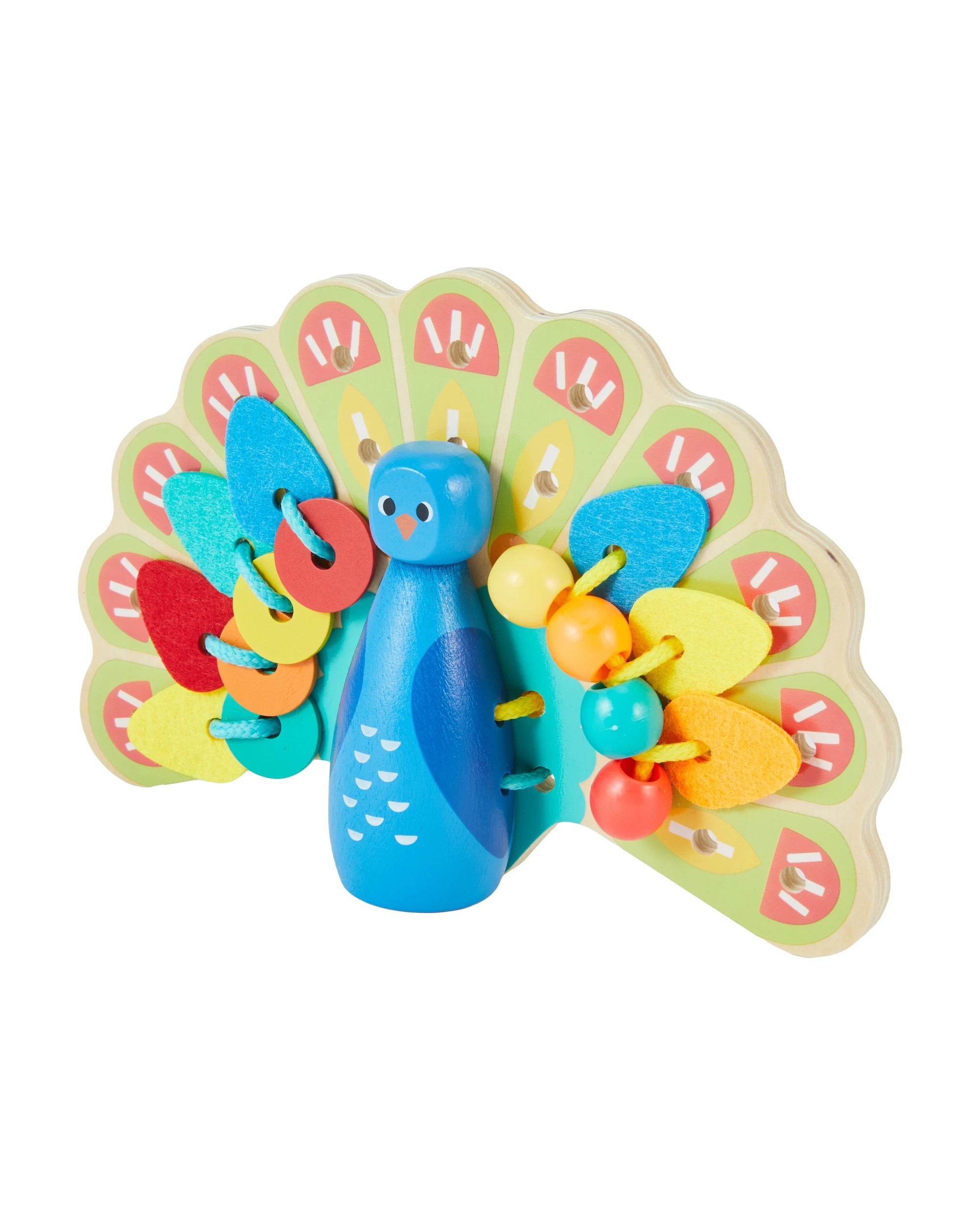 2 34 Pieces Wooden Threading Toy, 2 of 5