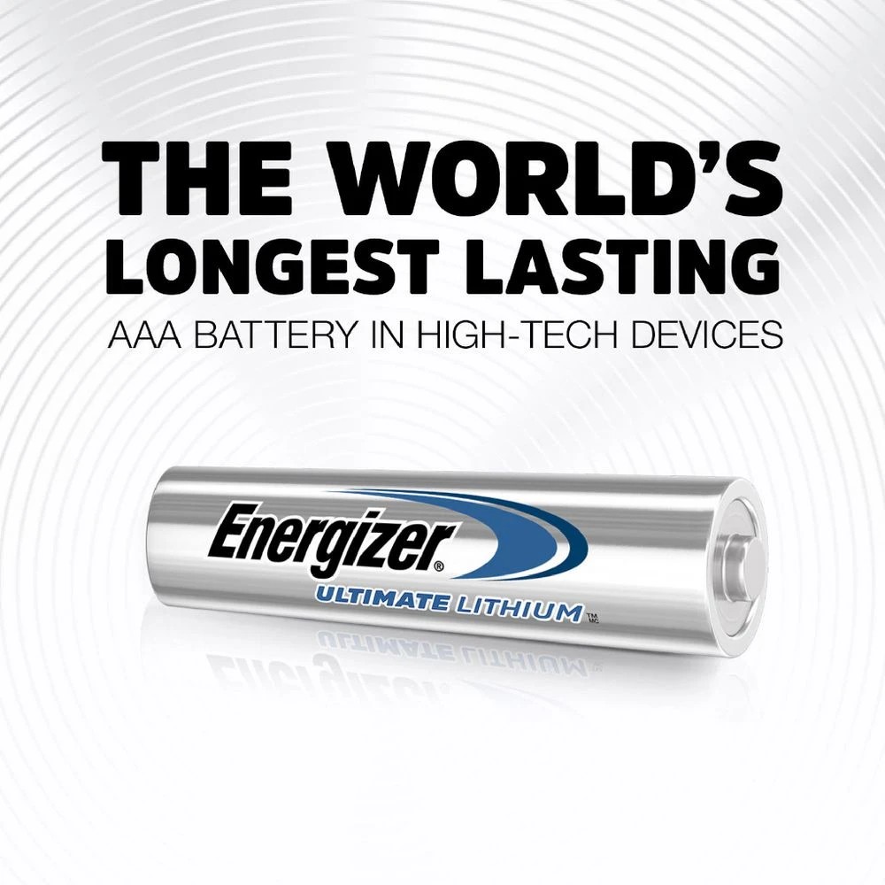 3 Energizer Ultimate Lithium AAA Batteries 4 Pack, 3 of 10