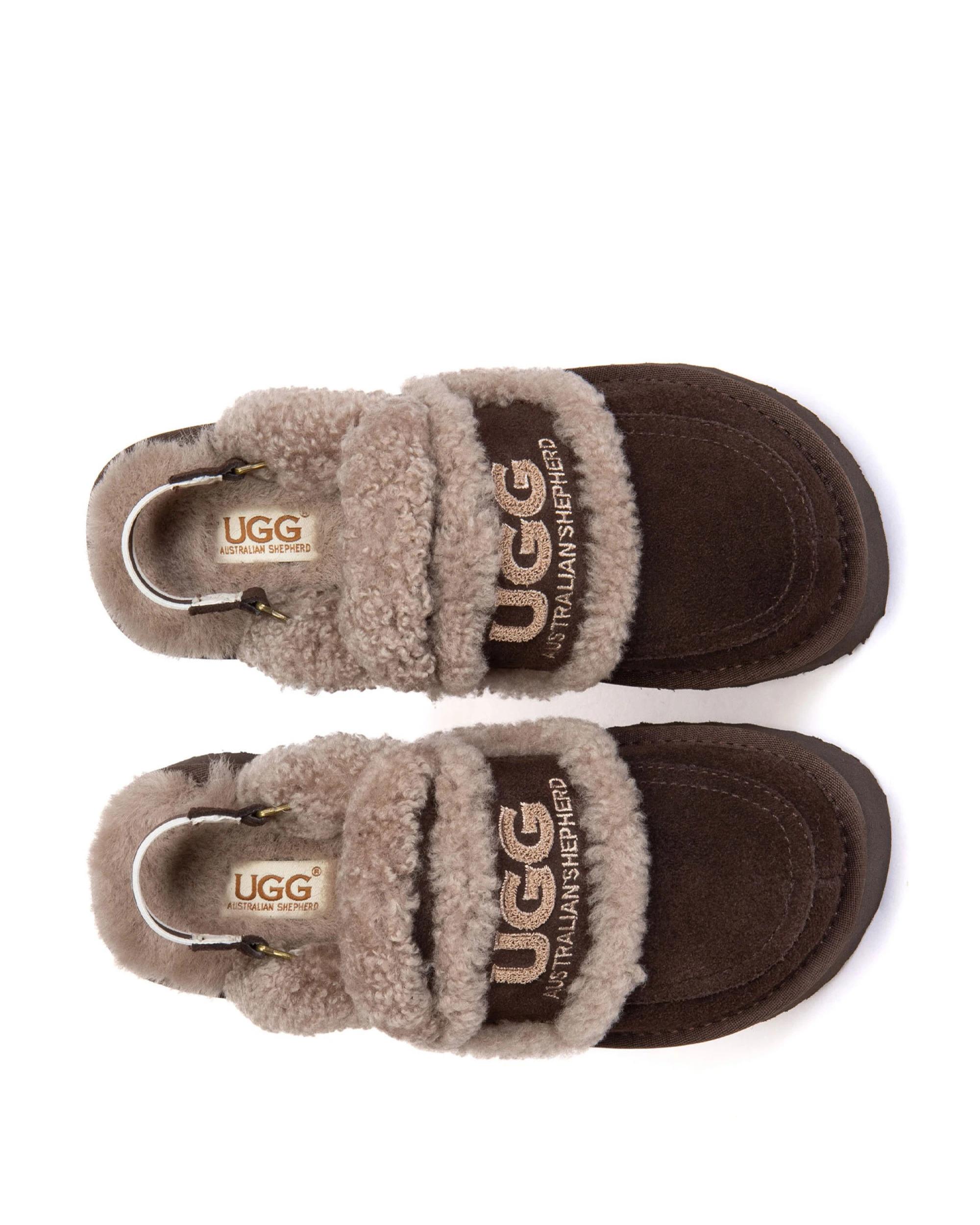 5 Australian Shepherd UGG Womens Rilee Platform CHOCOLATE, 5 of 5