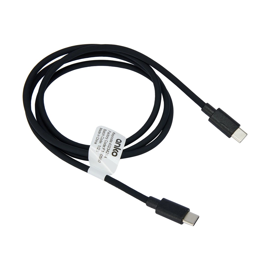 1 USB-C to USB-C Cable - 1m, Black, 1 of 4