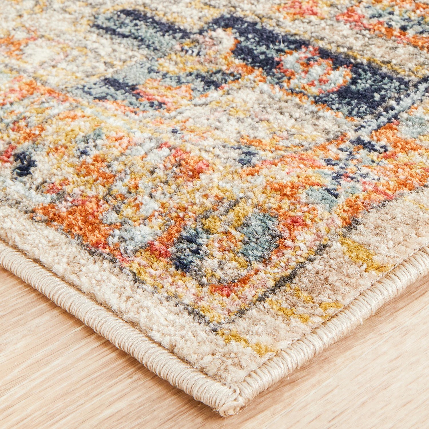 5 Common Ground Rugs Eterna 850 300x80cm - Medium Runner Power Loomed Pet Friendly Rug - Beige, 5 of 9
