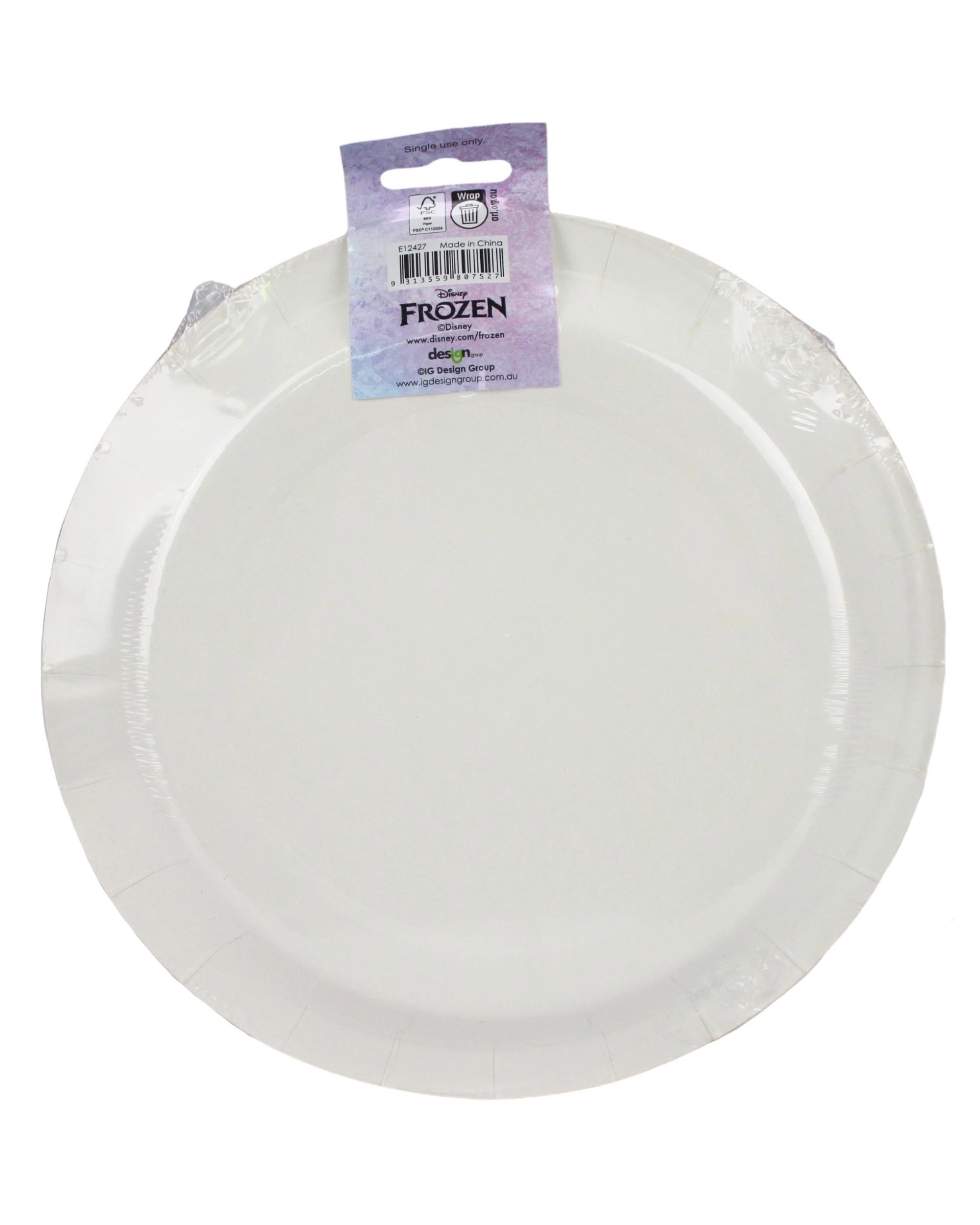 3 Artwrap Frozen Elsa and Anna Large Paper Plates Pack of 8, 3 of 3