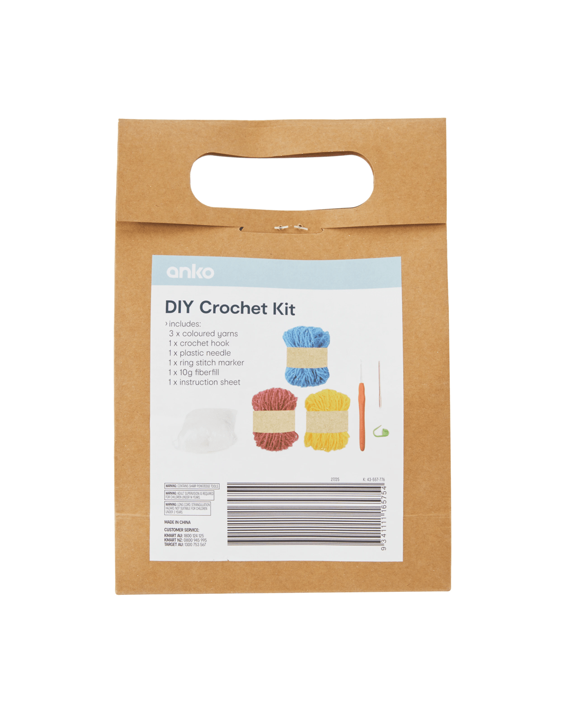 3 DIY Crochet Kit - Bear, 3 of 3