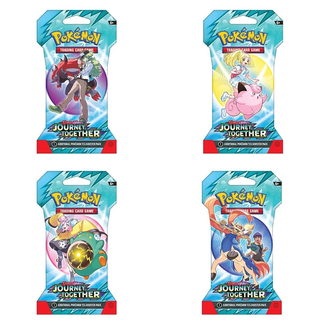 1 Pokemon Trading Card Game: Scarlet and Violet Journey Together Blister Pack - Assorted, 1 of 2
