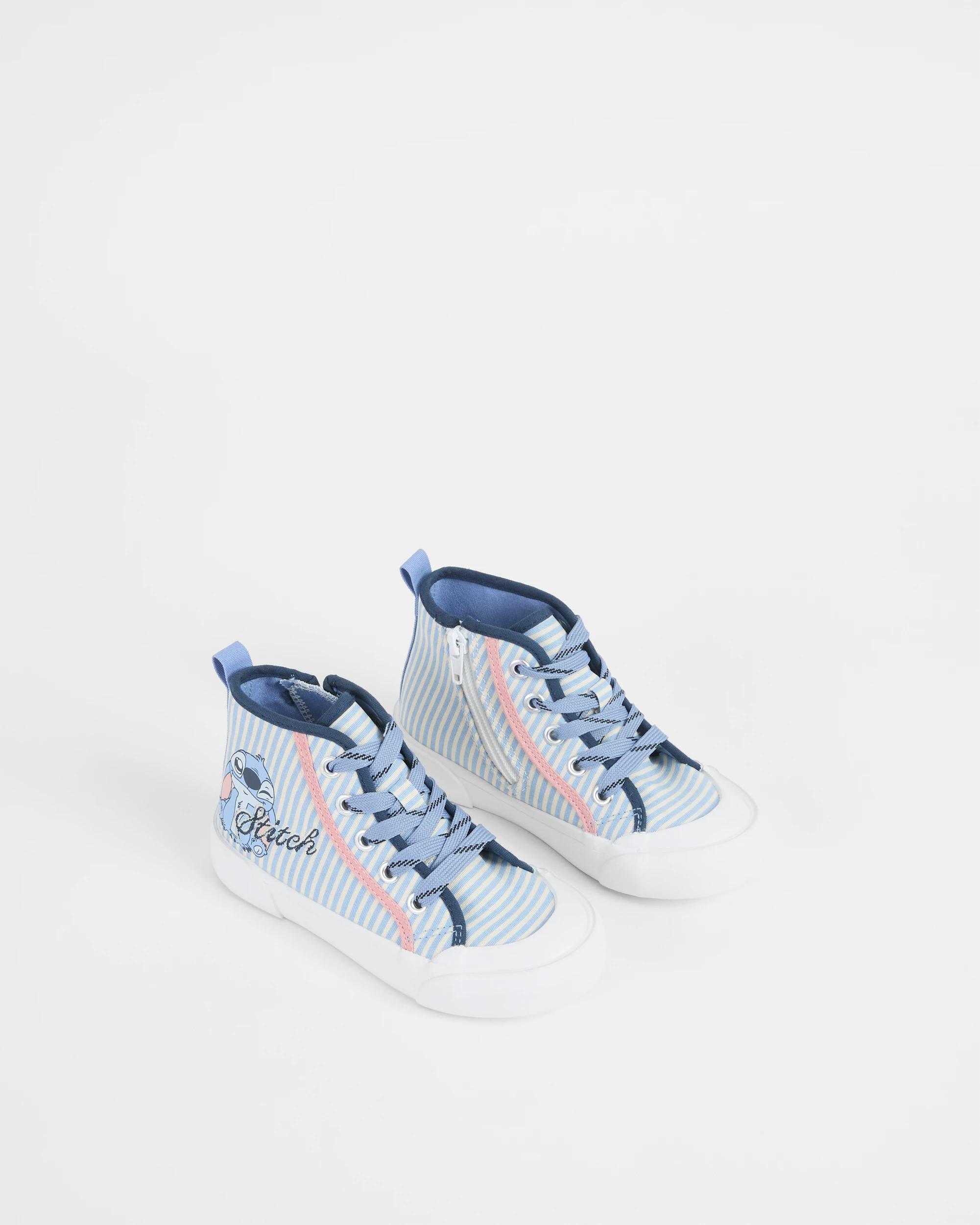 2 Disney Lilo & Stitch Hi Top Sneakers BLUE, 2 of 3