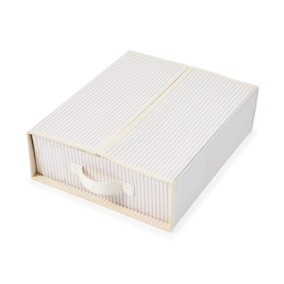 5 Linen Look Bed Linen Box - Stripe, 5 of 10