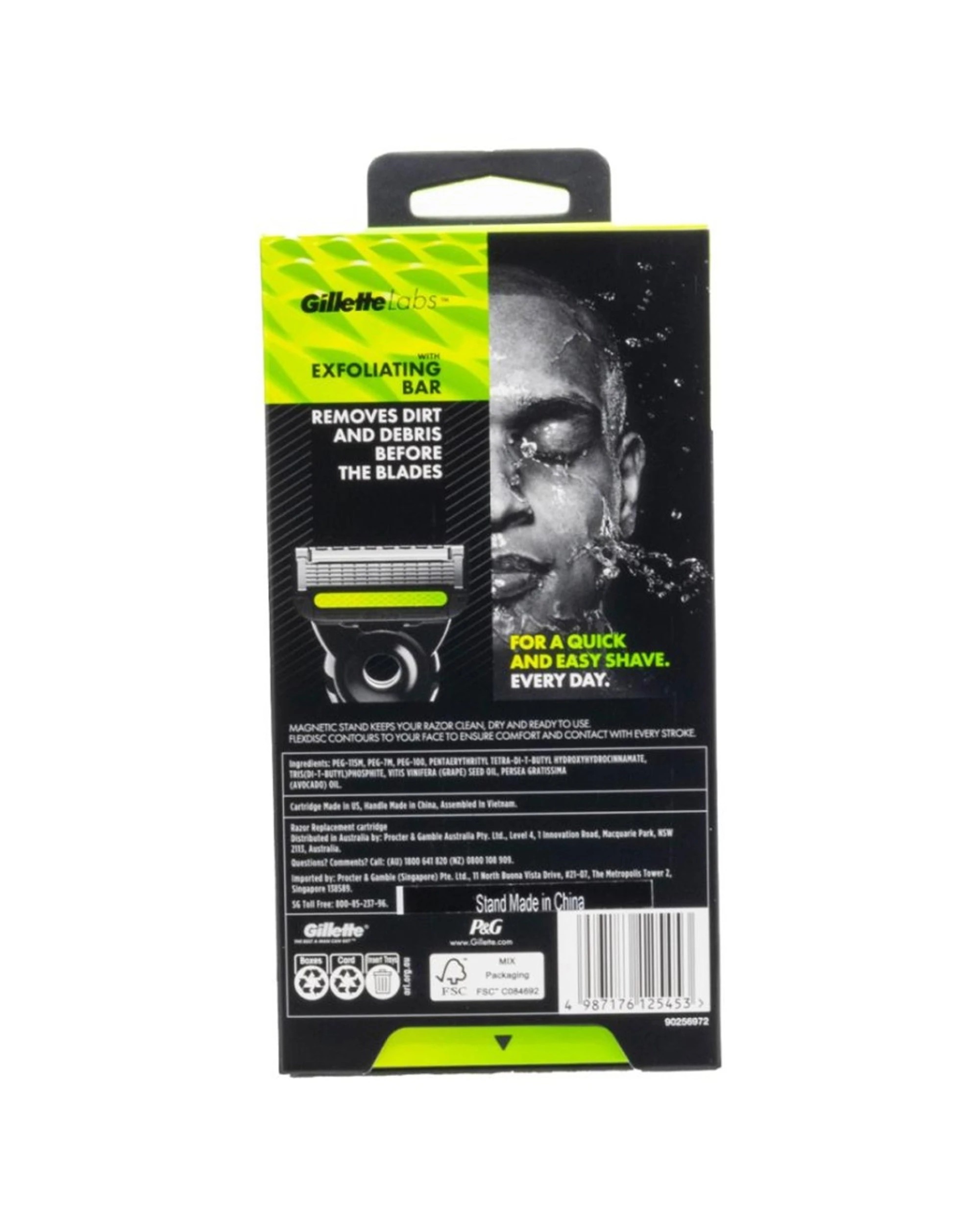 5 Gillette Labs 5 Blade Razor With Handle Magnetic Stand And 4 Cartridges 4PK - Multi, 5 of 5
