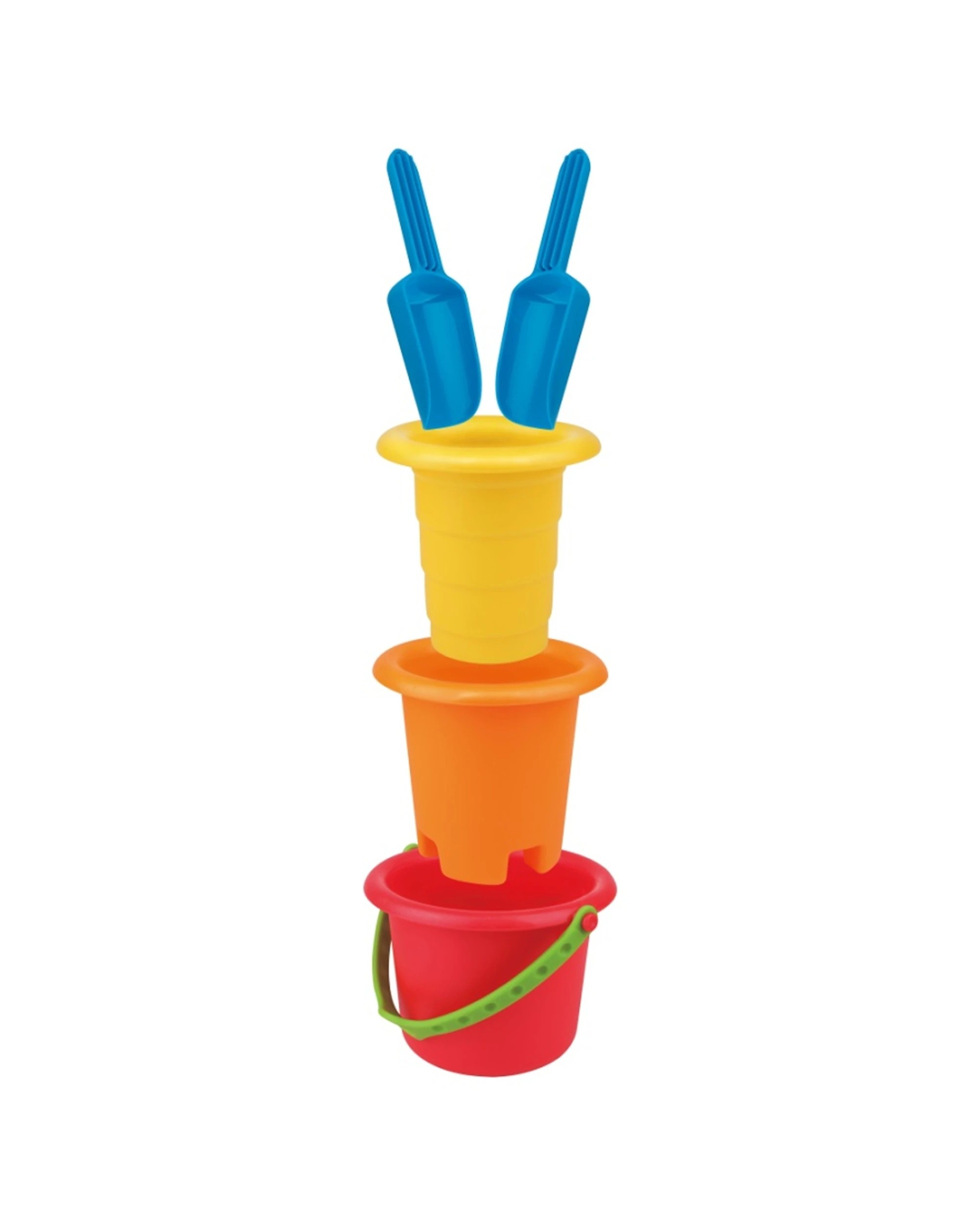 4 Hape 5-in-1 Beach Set Sand Toys Kids Toddlers Activity Play Portable Design Outdoor Fun Set - Multi, 4 of 6