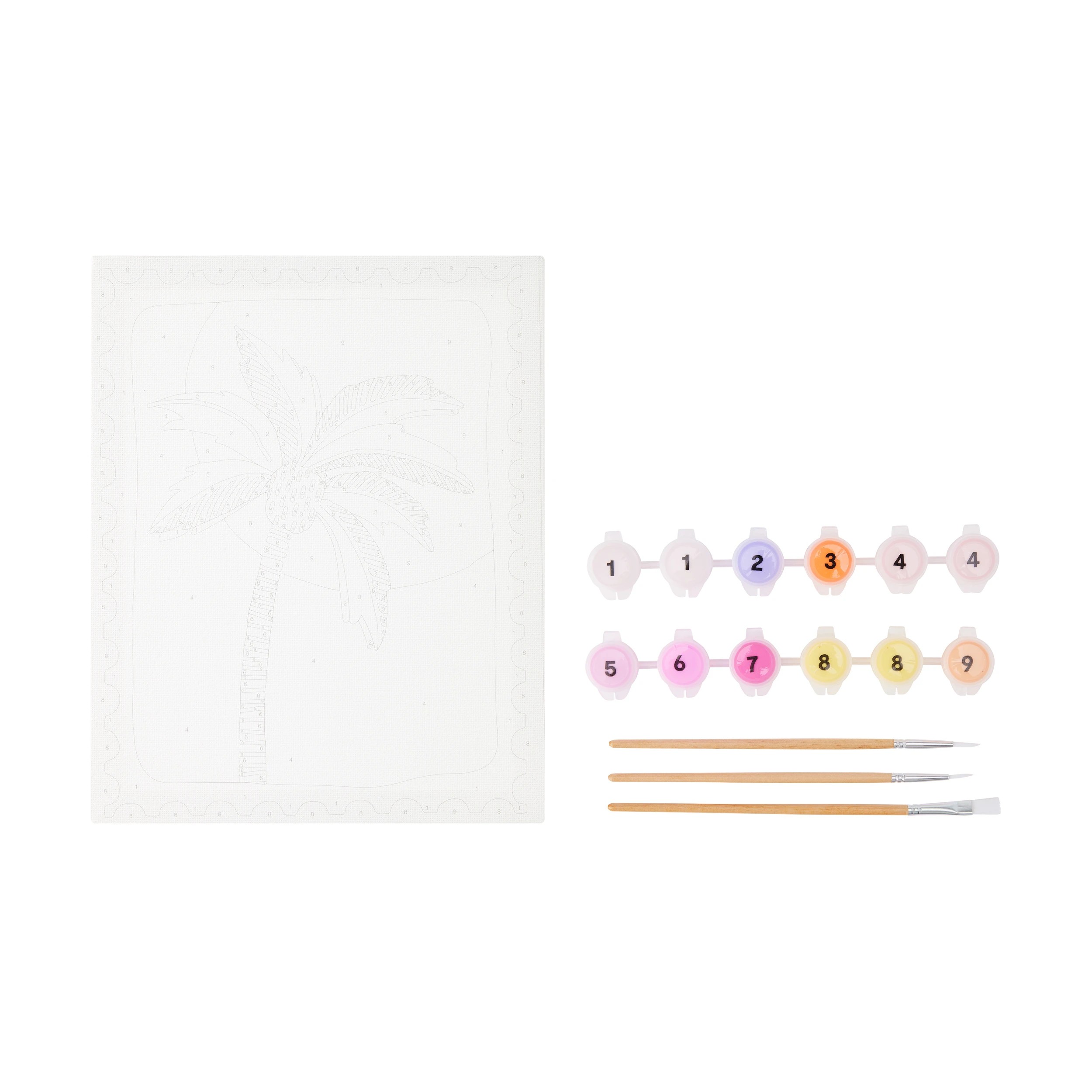 2 Paint by Numbers - Palm, 2 of 3